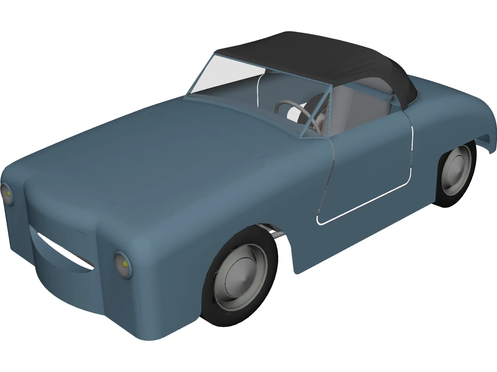 Dyna Kit Car 2CV Based 3D Model main preview