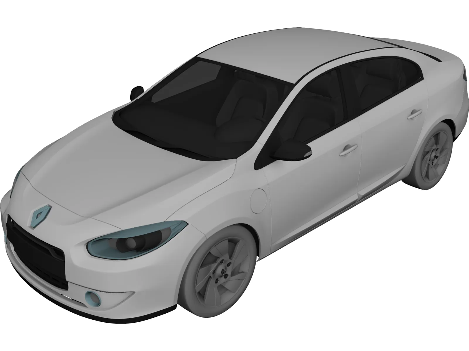 Renault Fluence (2011) 3D Model main preview
