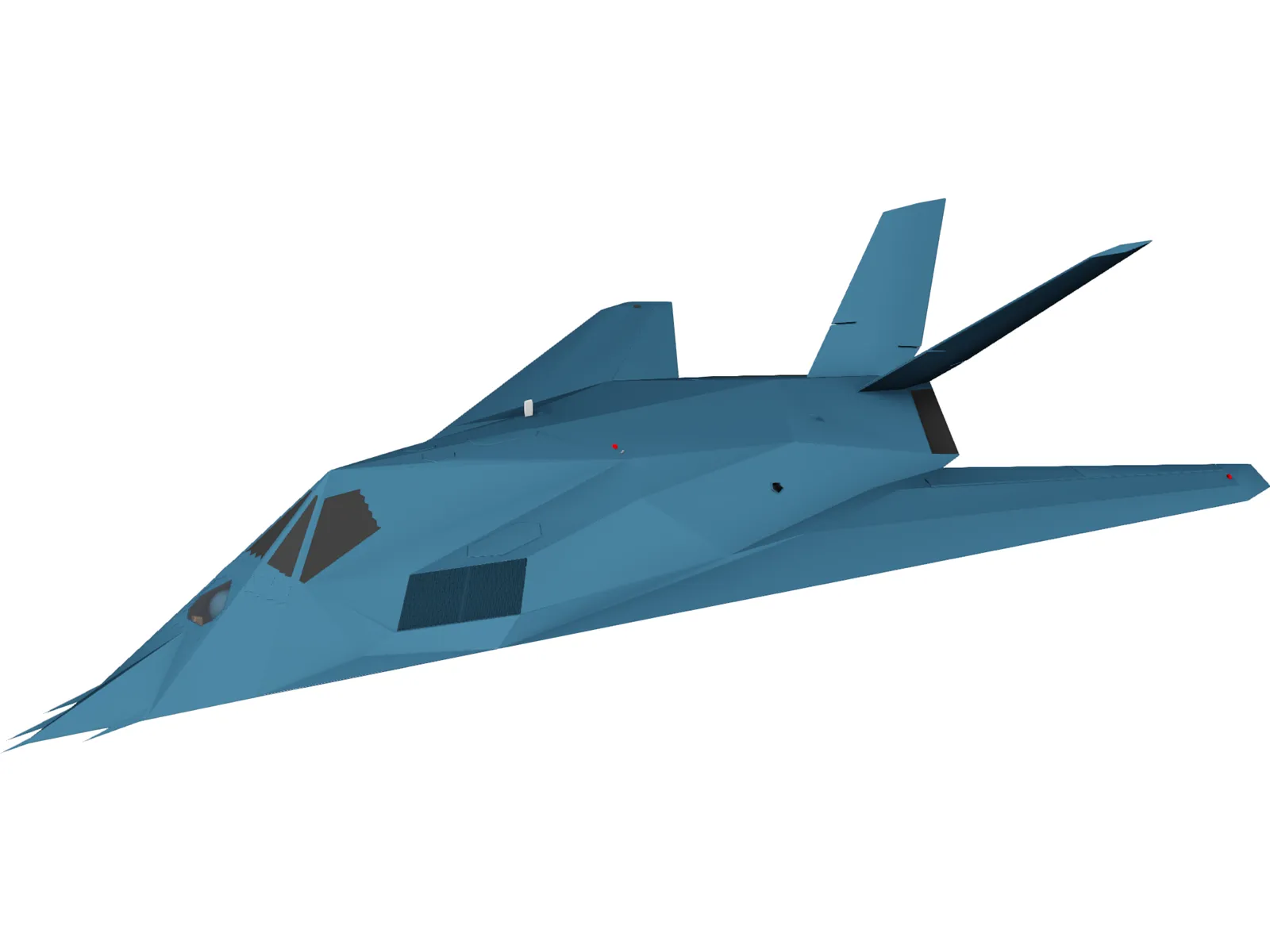 F-117A 3D Model main preview