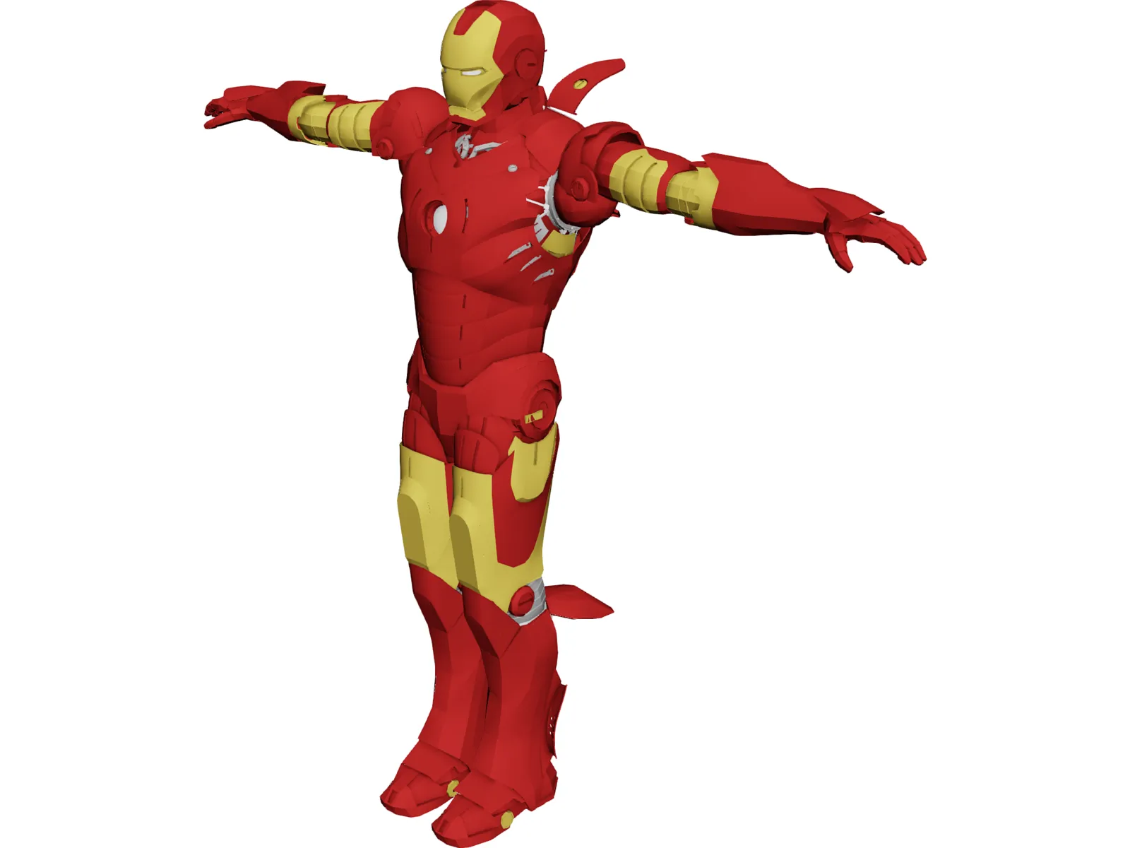 Iron Man [Rigged] 3D Model main preview