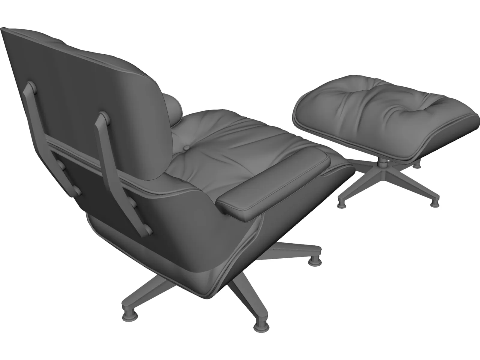 Barcelona Chair 3D Model main preview