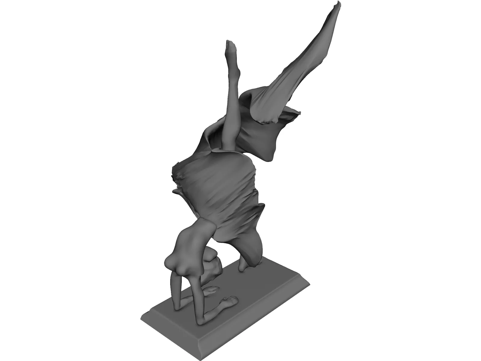 Figurine Statue 3D Model main preview