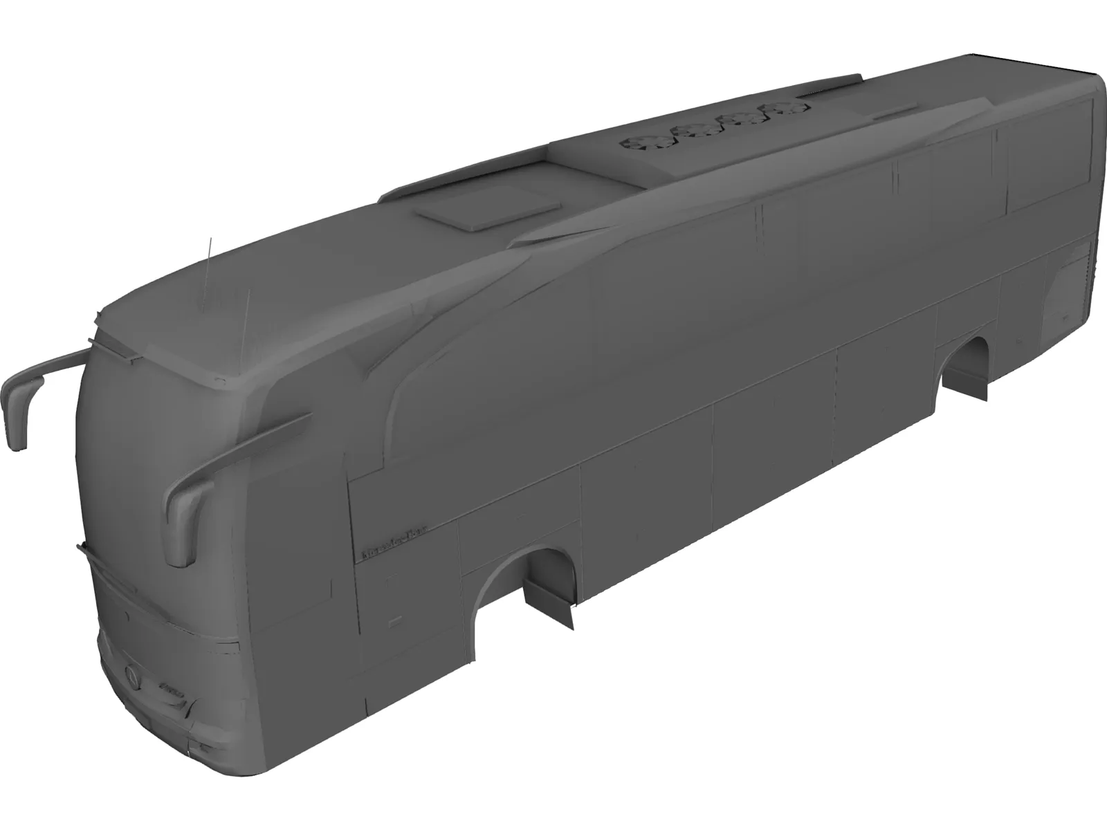 Mercedes-Benz Travego Body 3D Model main preview