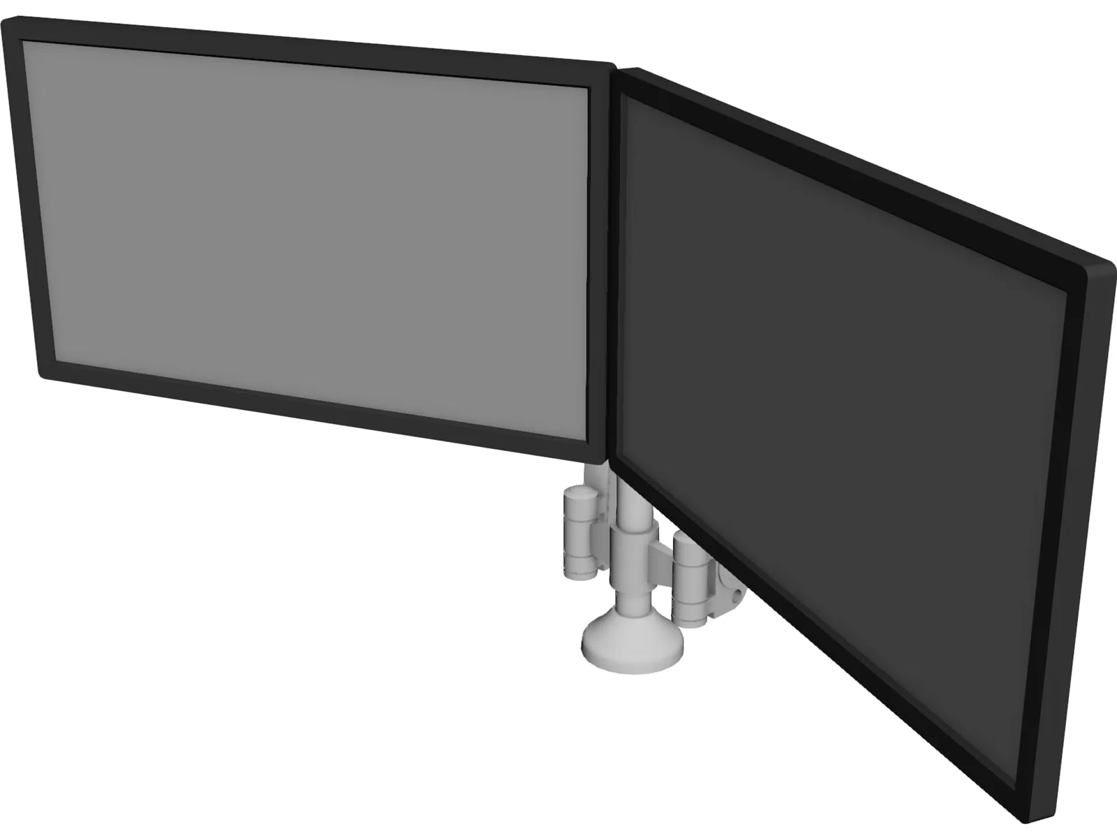 Monitors 3D Model main preview