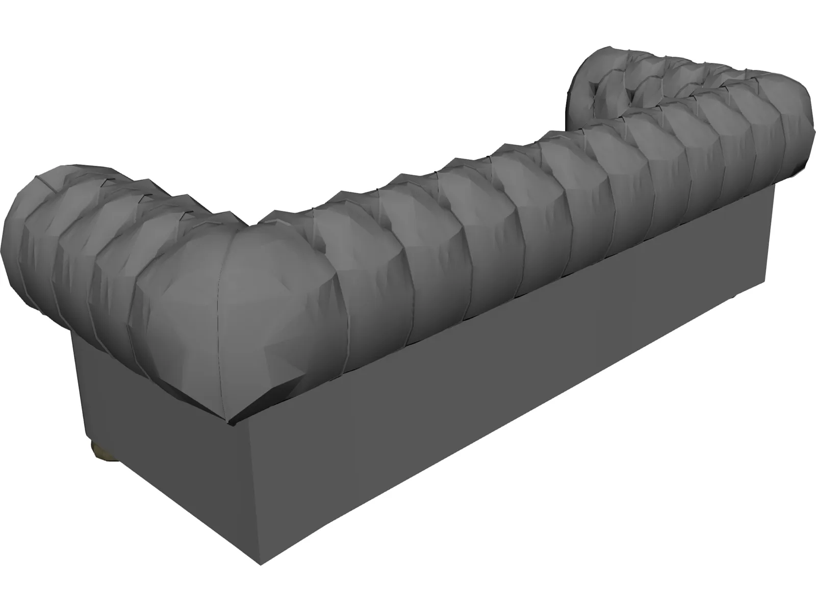 Chesterfield Sofa 3D Model main preview