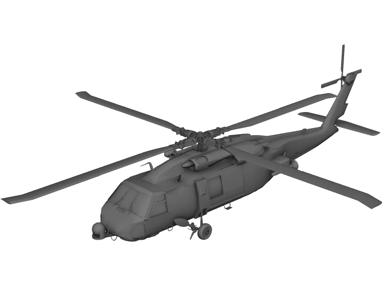 Sikorsky SH-60 Seahawk 3D Model main preview