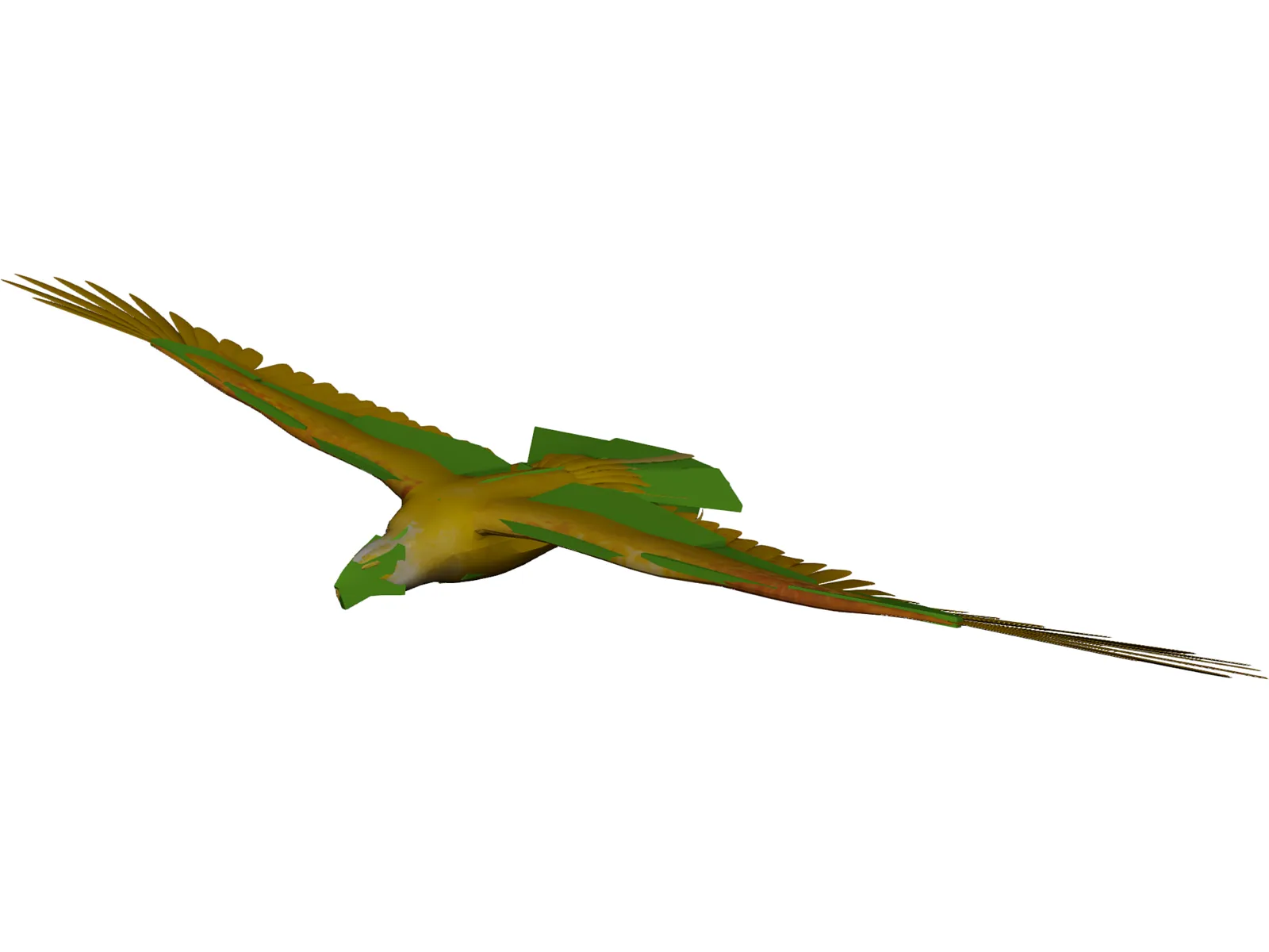 Eagle [Animated] 3D Model main preview