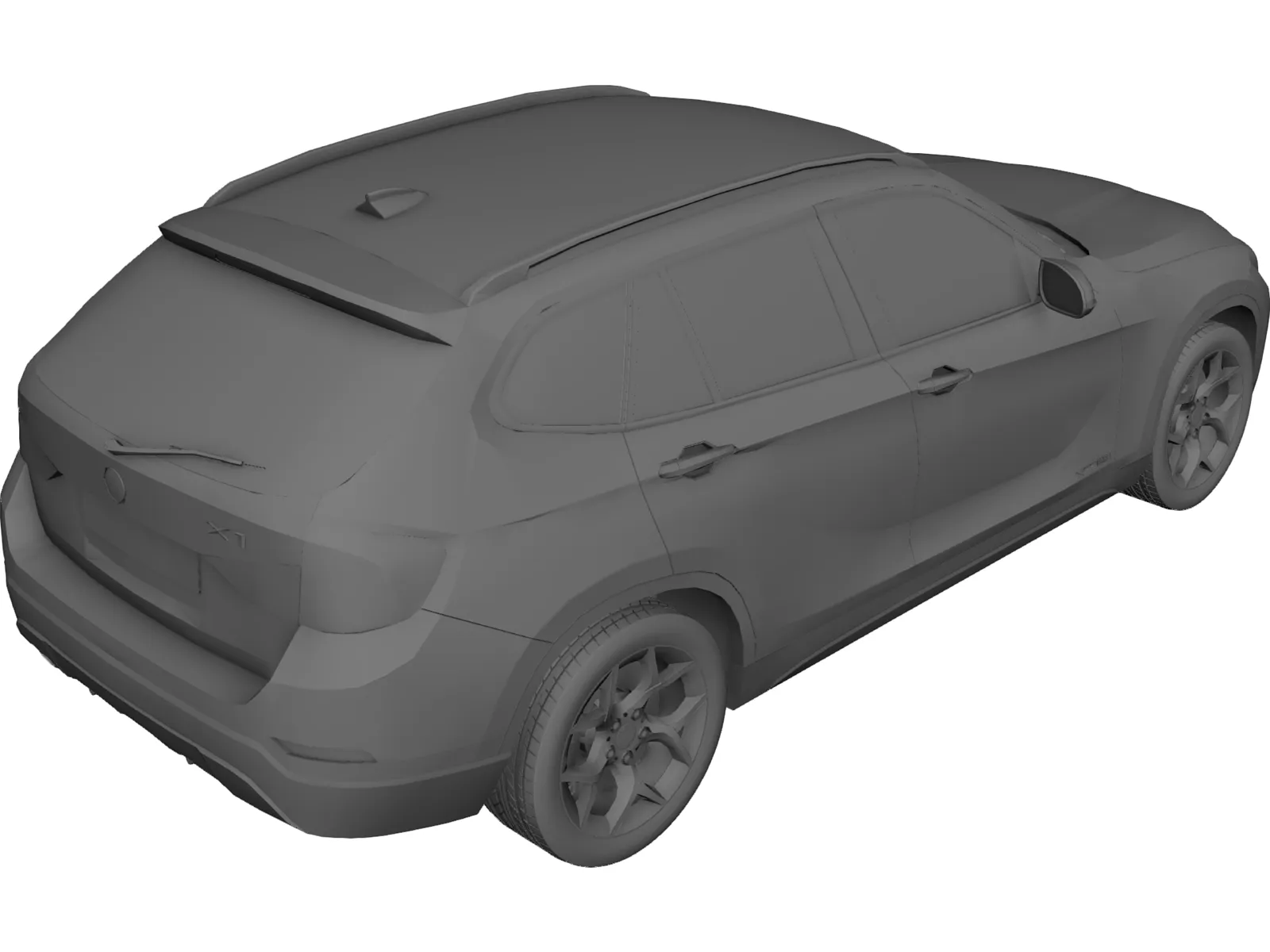 BMW X1 E84 (2013) 3D Model main preview