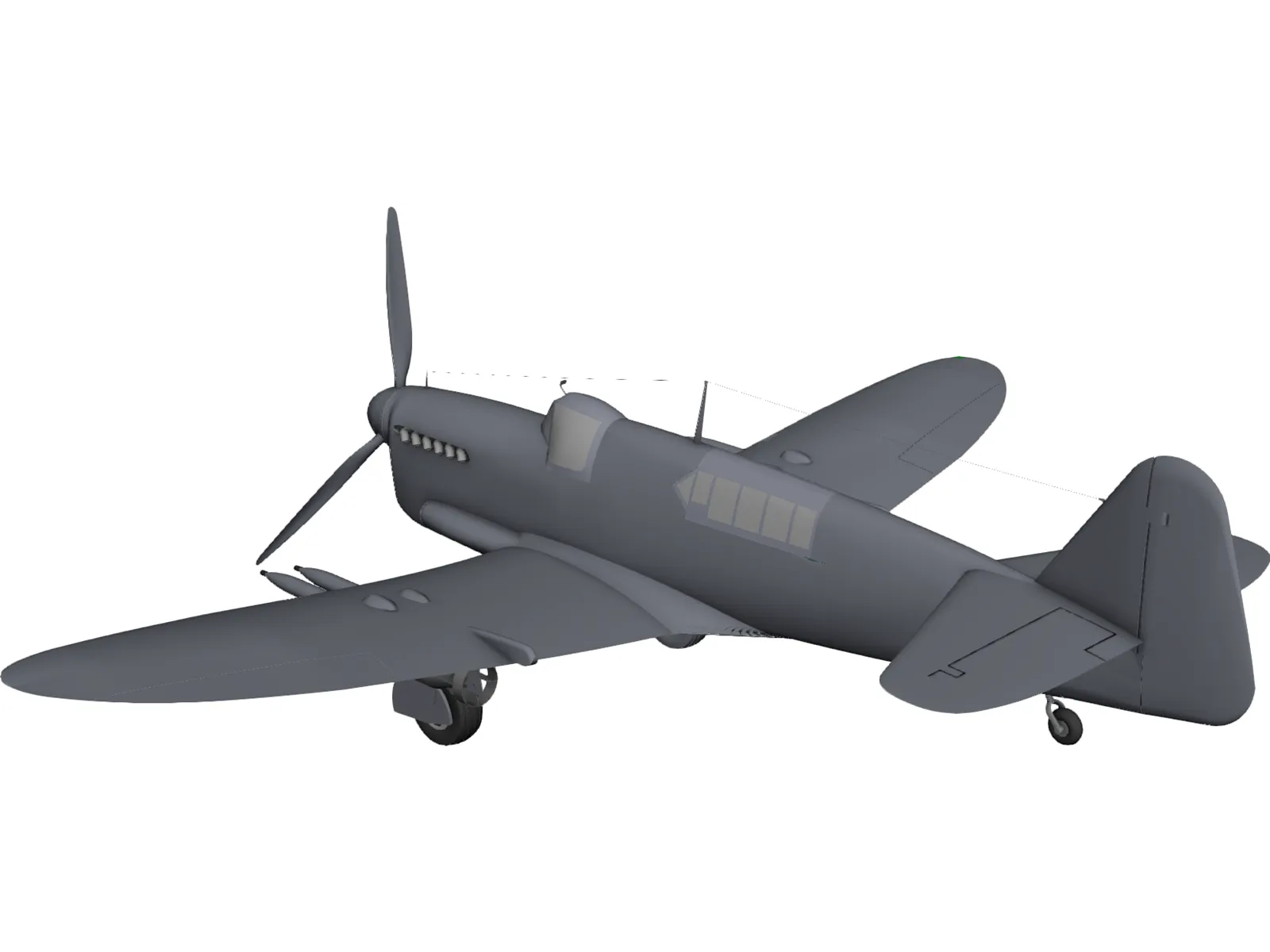 Fairey Firefly 3D Model main preview