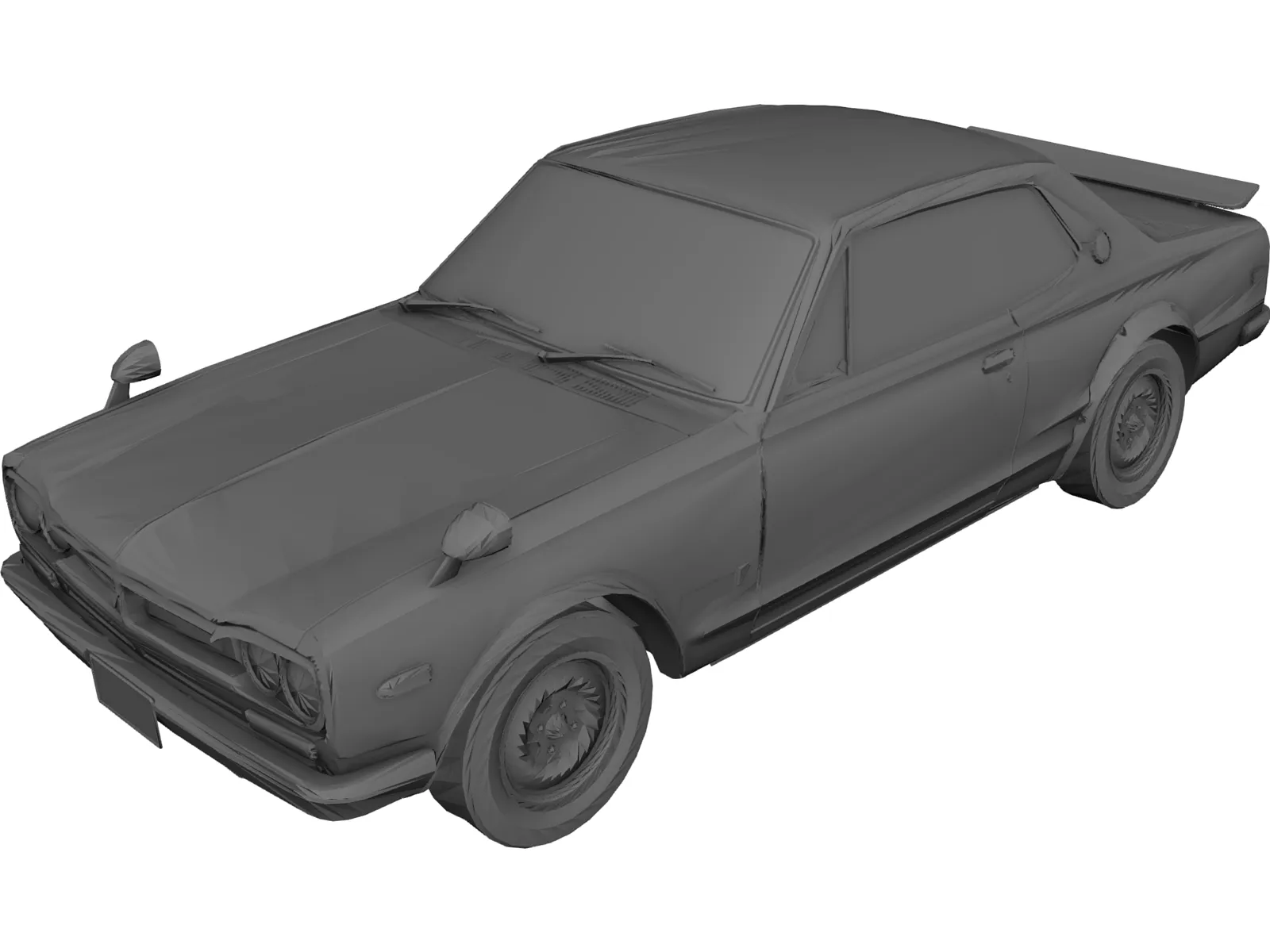 Nissan Skyline 2000GT-R 3D Model main preview
