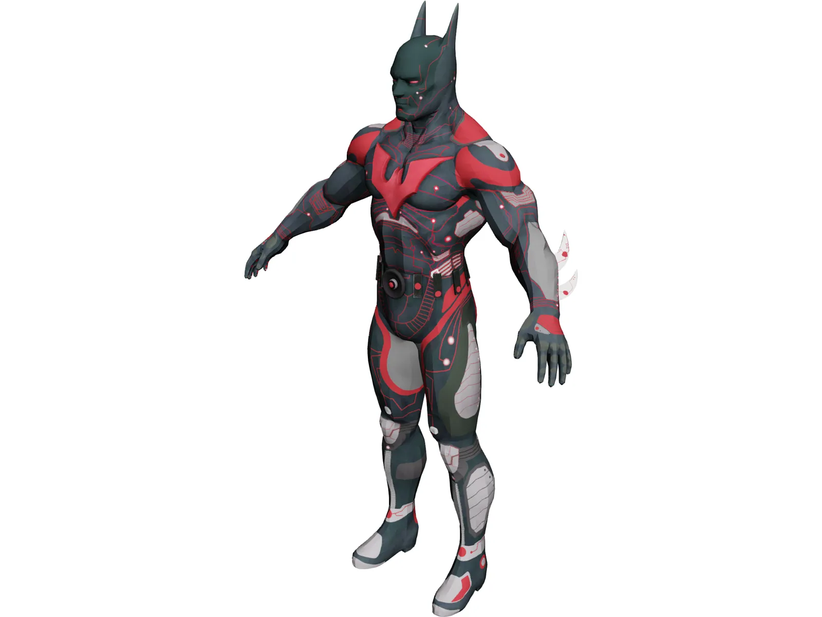 Batman Beyond X 3D Model main preview