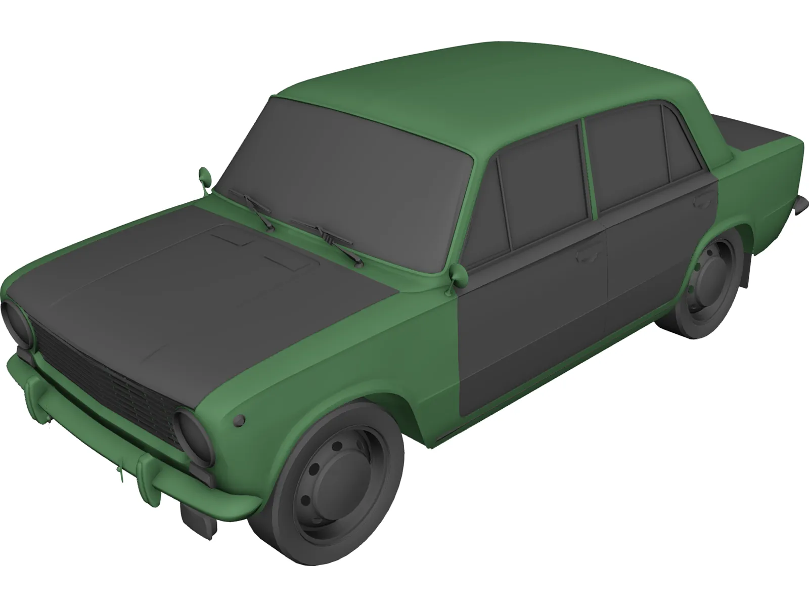 VAZ 2101 3D Model main preview