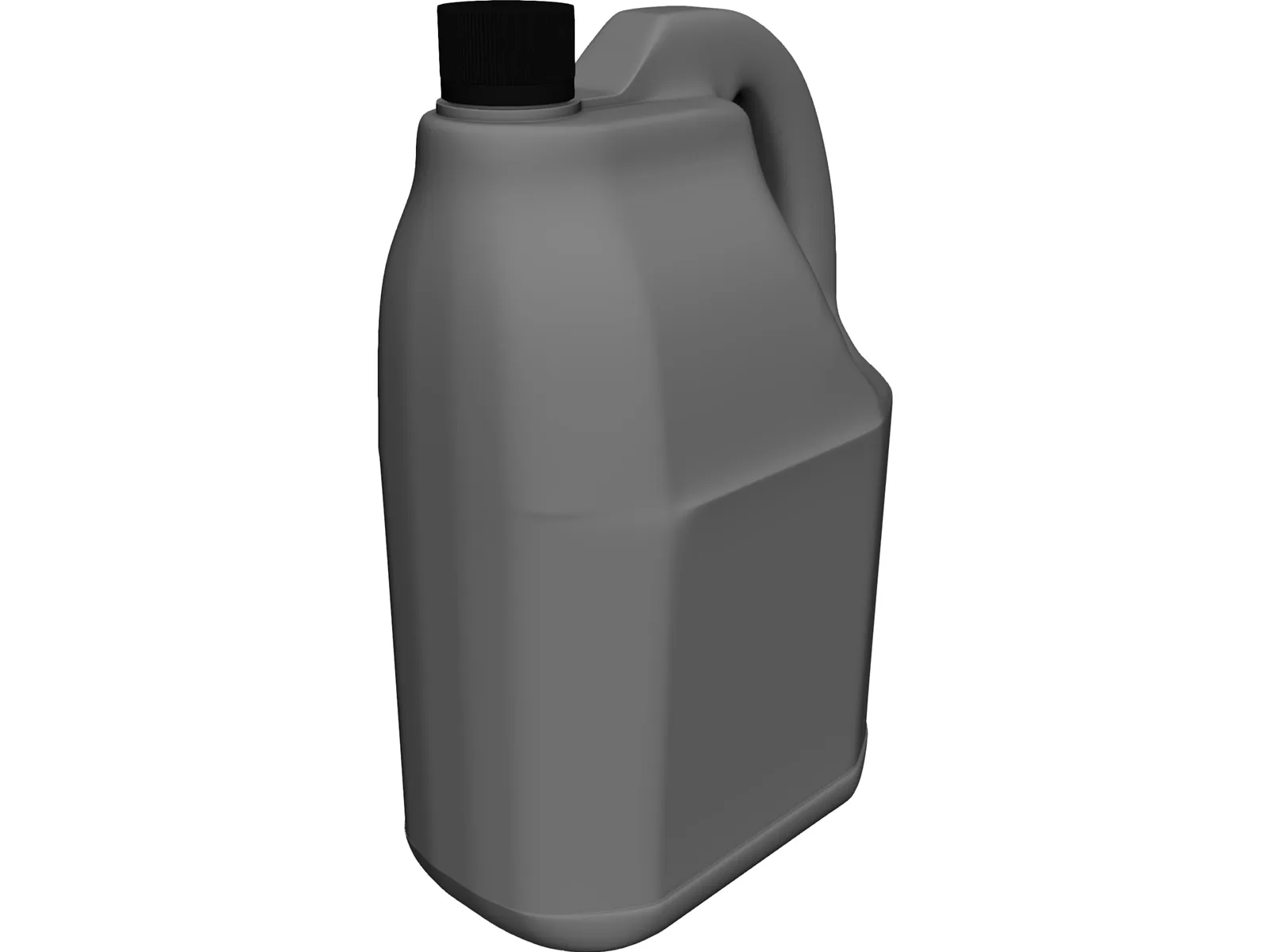 Plastic Tank 3D Model main preview