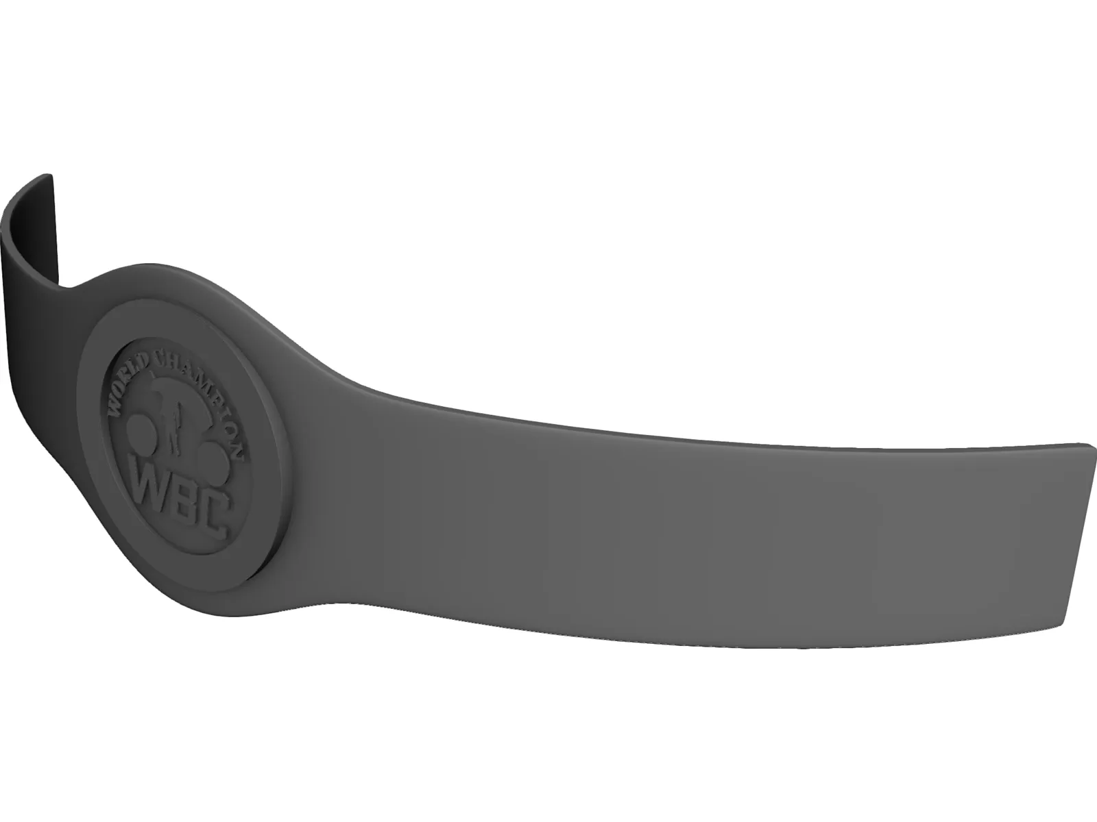 Boxing Belt 3D Model main preview