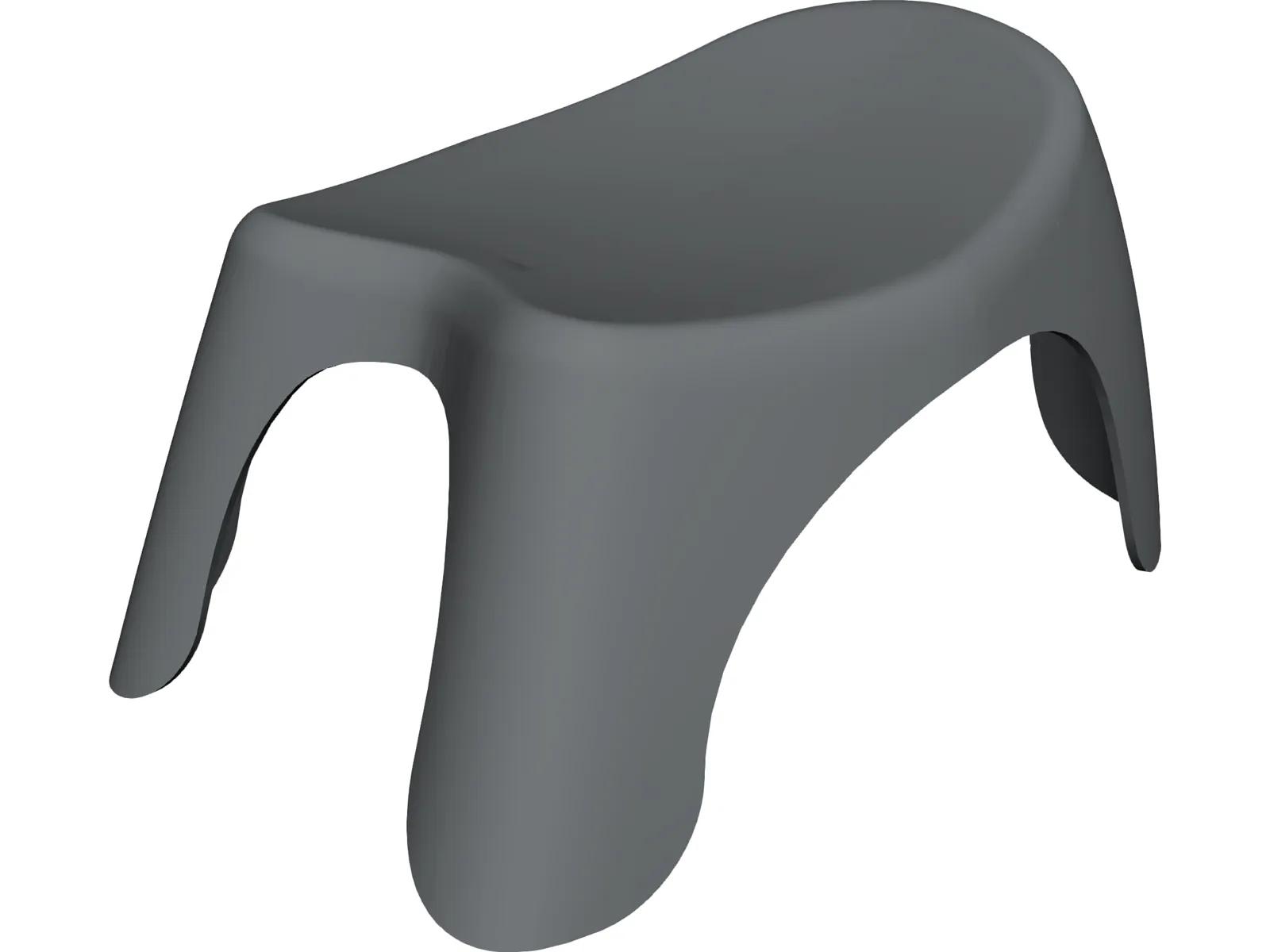 Chair Child 3D Model main preview