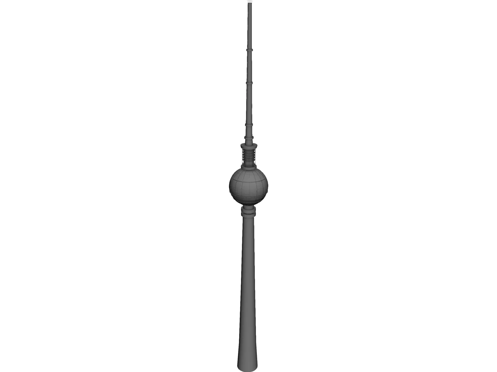 Berlin Tower 3D Model main preview