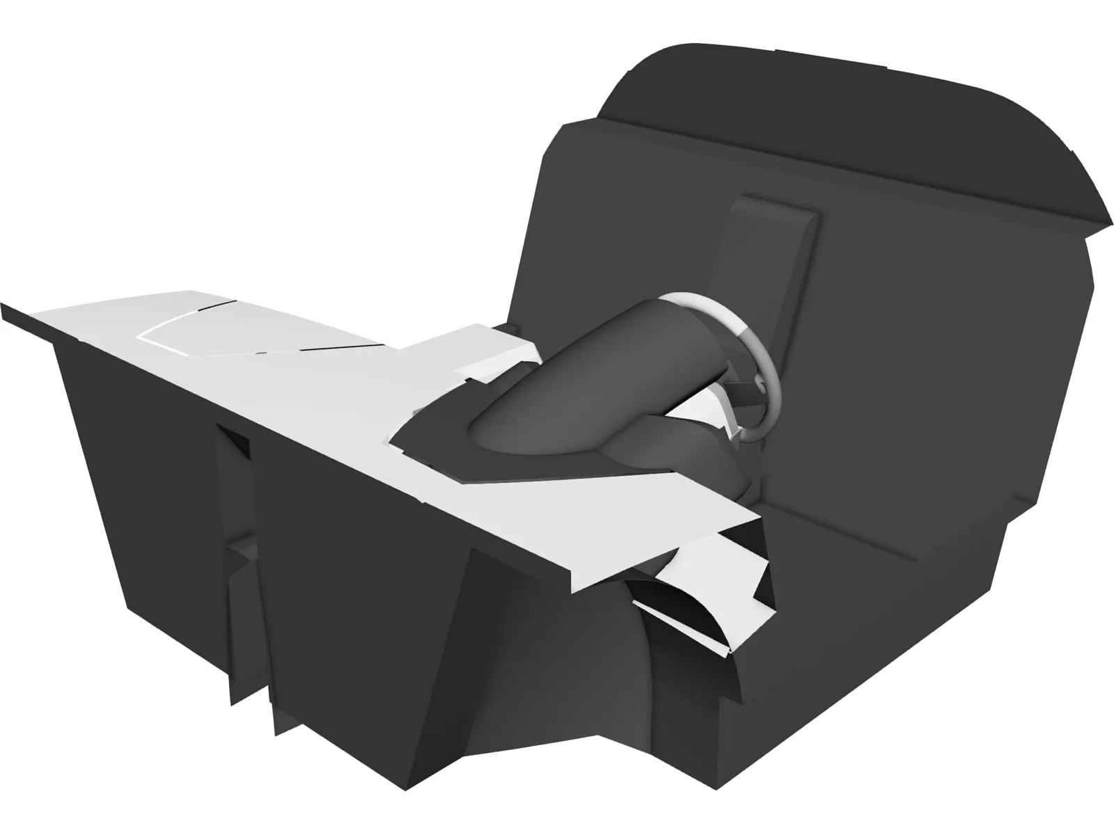 SSC Tuatara Interior (2012) 3D Model main preview