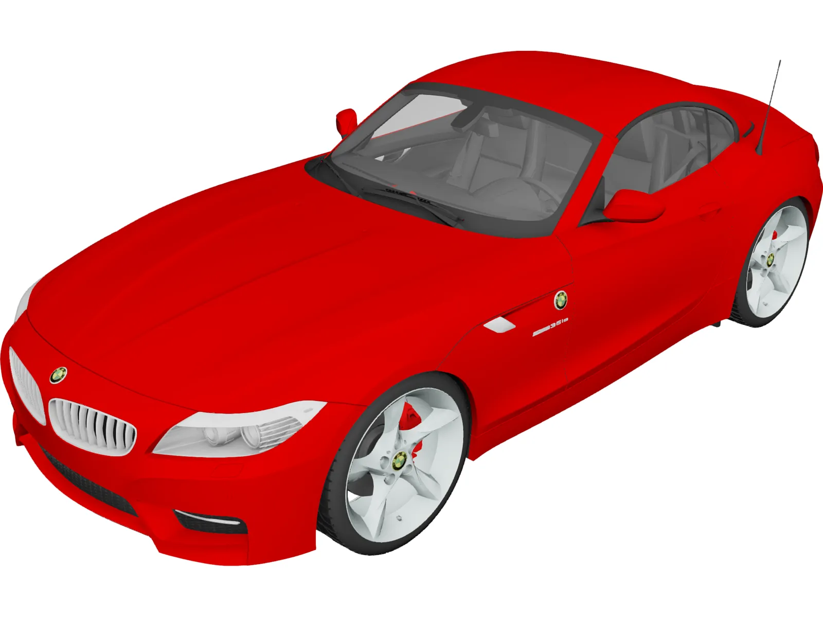 BMW Z4 (2011) 3D Model main preview