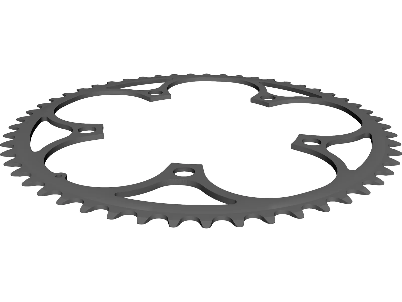 Chainring 53T 3D Model main preview