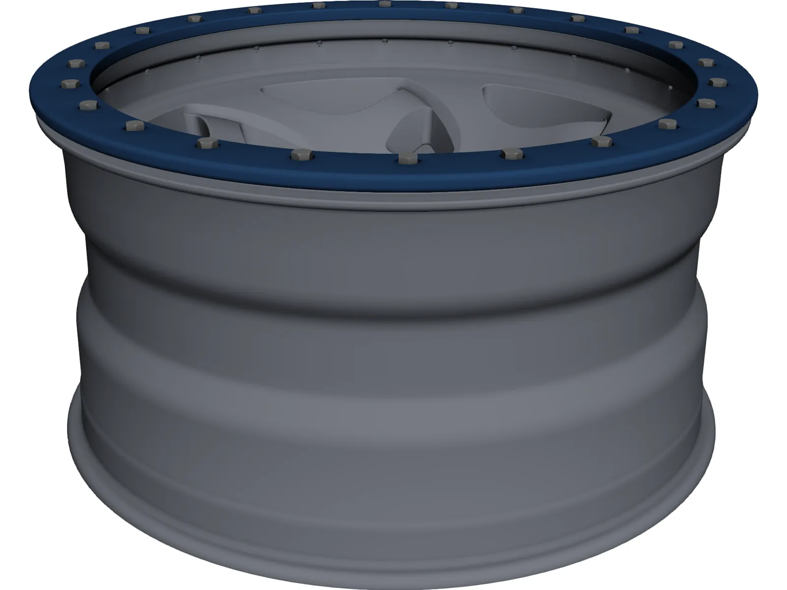 Walker Evans Beadlock Wheel 3D Model main preview