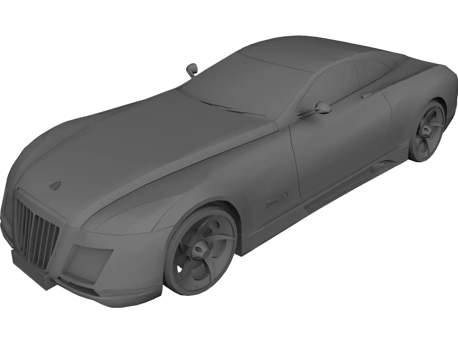 Maybach Exelero 3D Model main preview