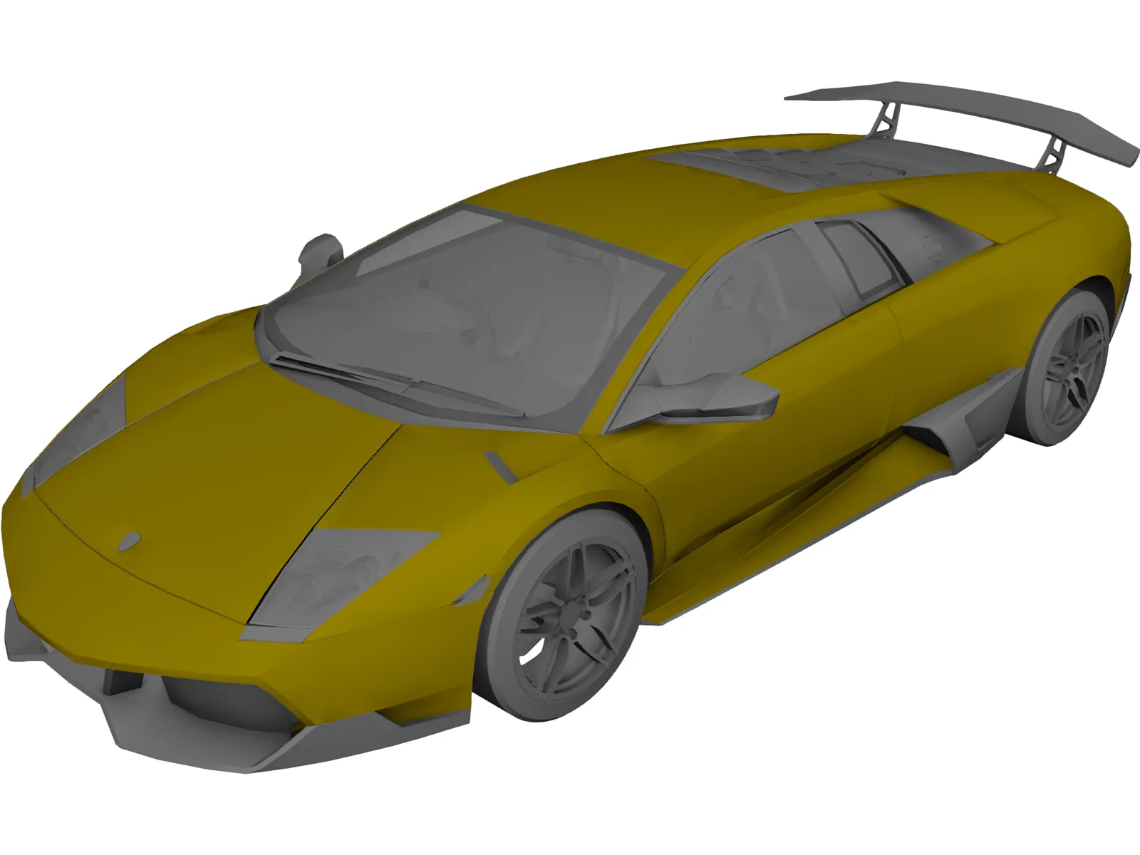 Lamborghini Murcielago LP670 3D Model main preview