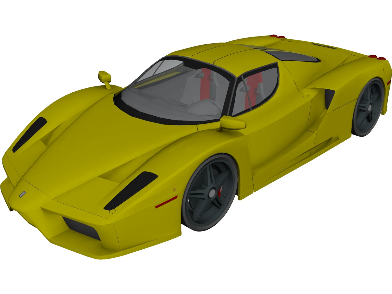 Ferrari Enzo 3D Model main preview