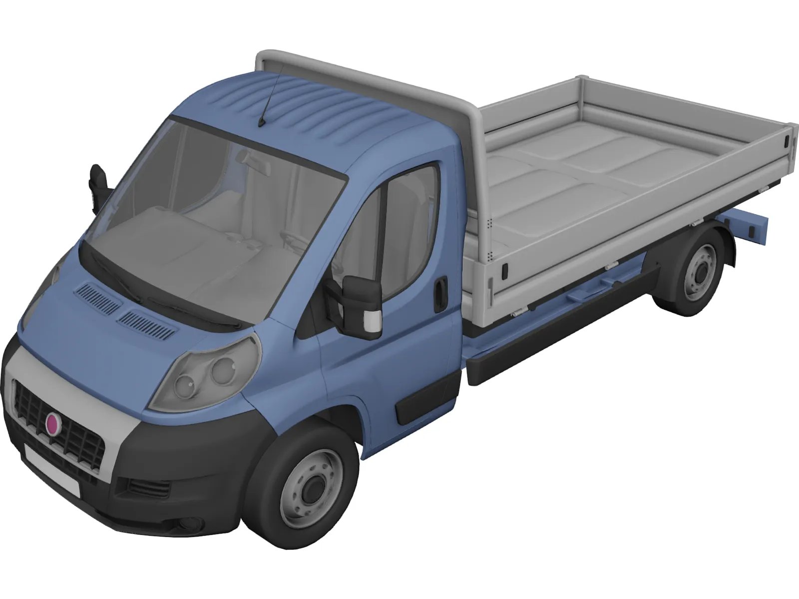 Fiat Ducato 3D Model main preview