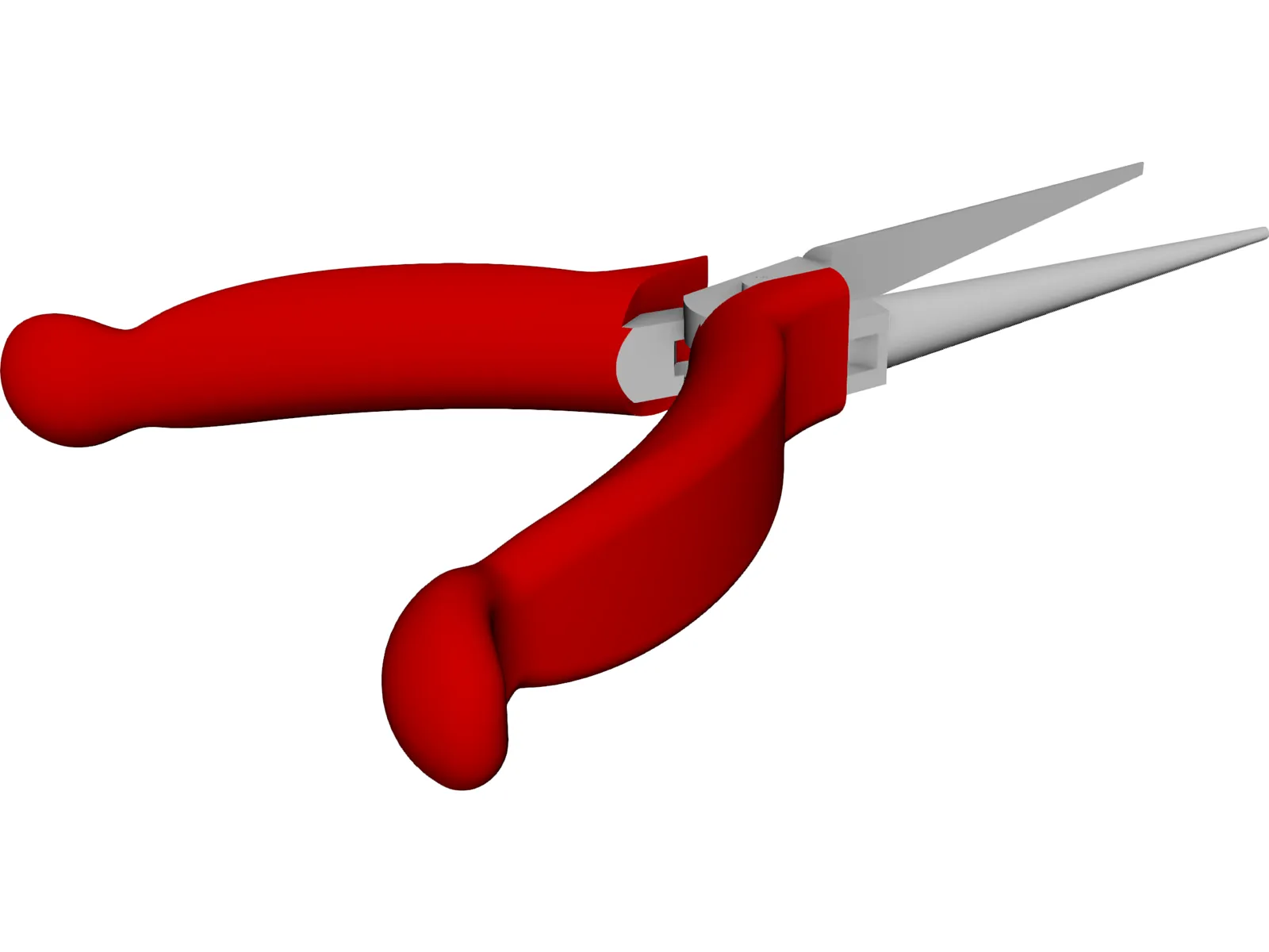 Craftsman Needle Nose Pliers 3D Model main preview