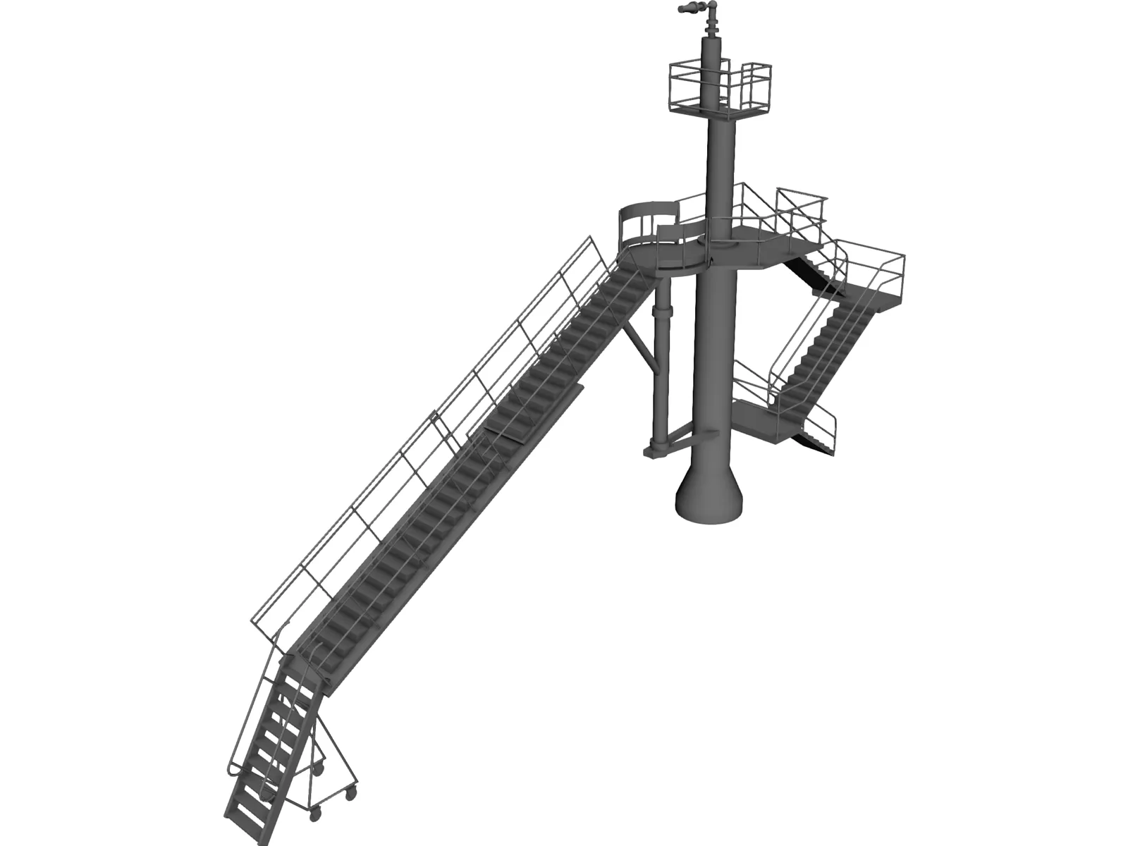 Gangway 3D Model main preview