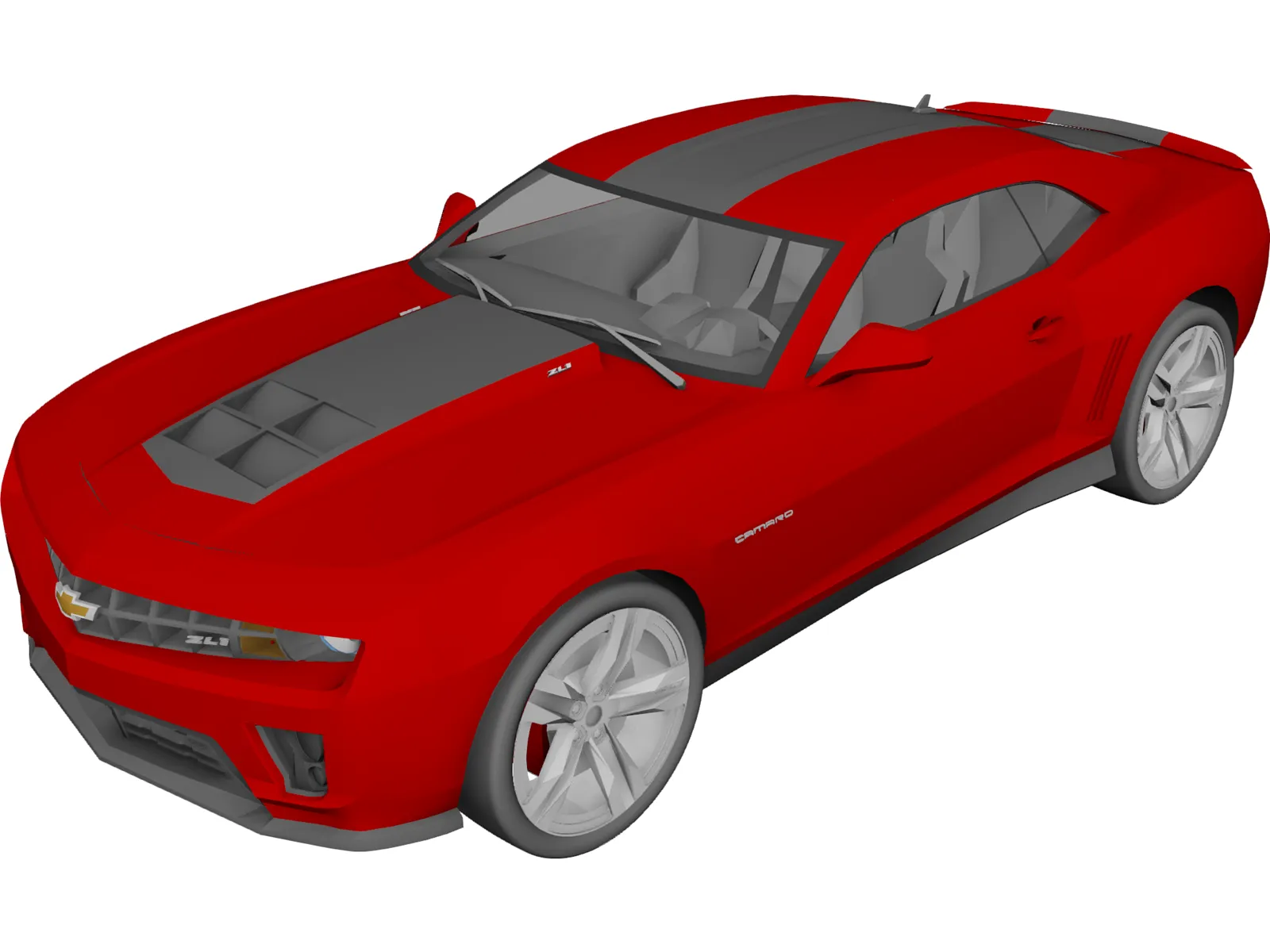 Chevrolet Camaro ZL1 (2012) 3D Model main preview