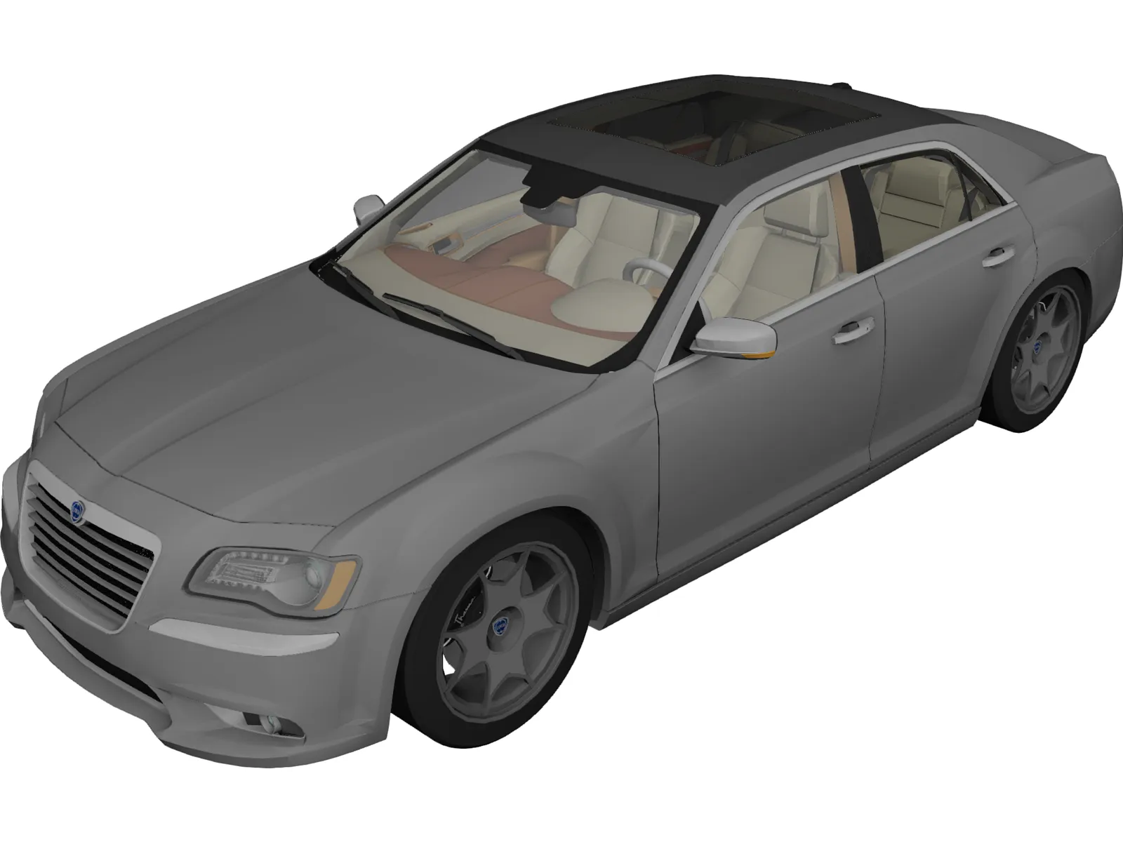 Lancia Thema (2013) 3D Model main preview