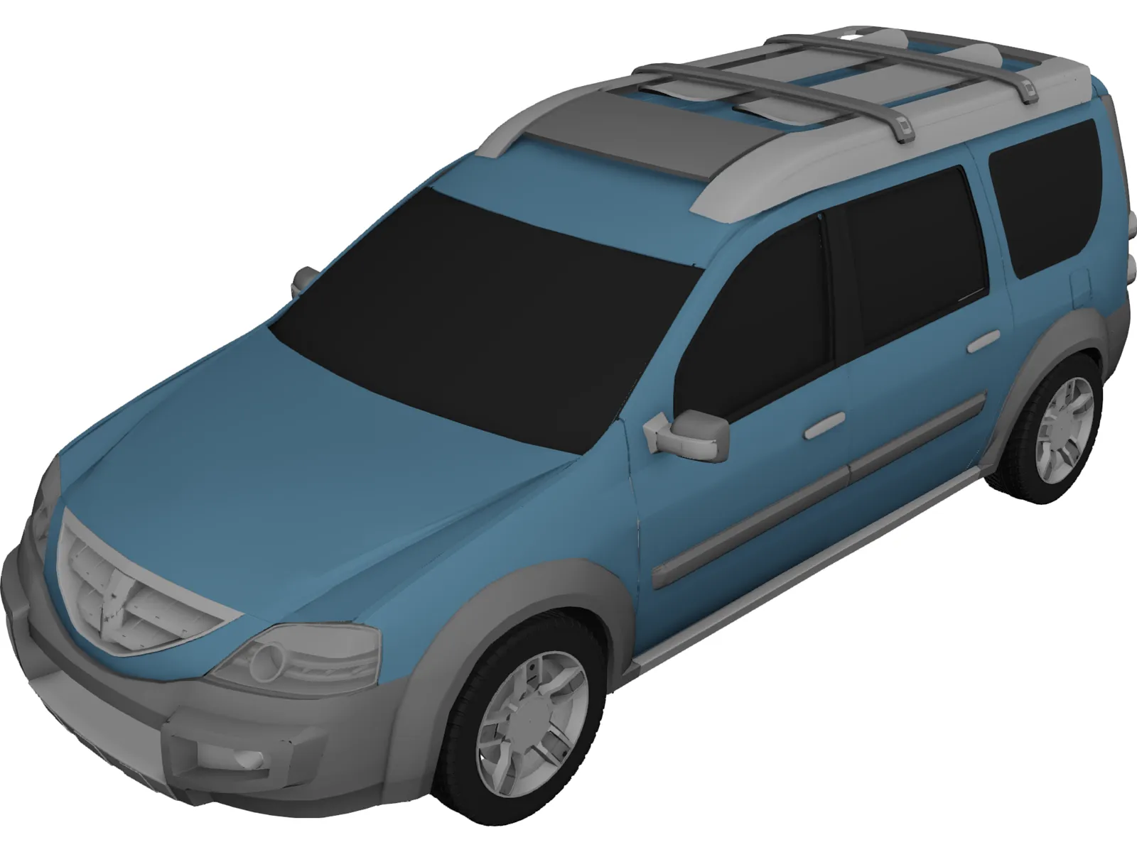 Dacia Logan Steppe Concept (2006) 3D Model main preview