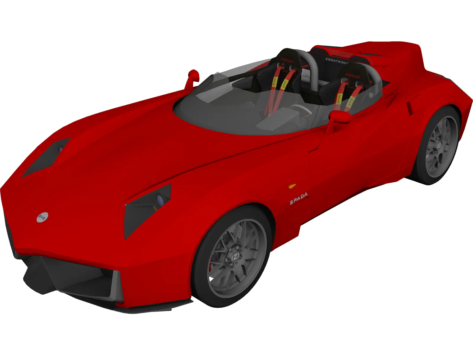SVS Spada Codatronca Monza Racing 3D Model main preview