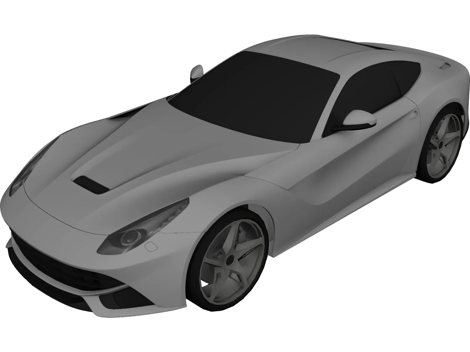 Ferrari F12 Berlinetta 3D Model main preview