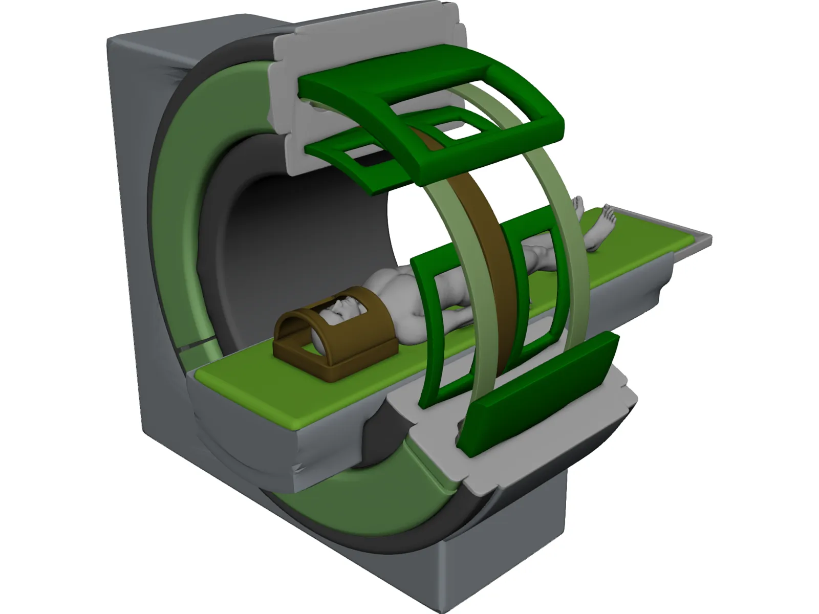 Magnetic Resonance Tomograph 3D Model main preview