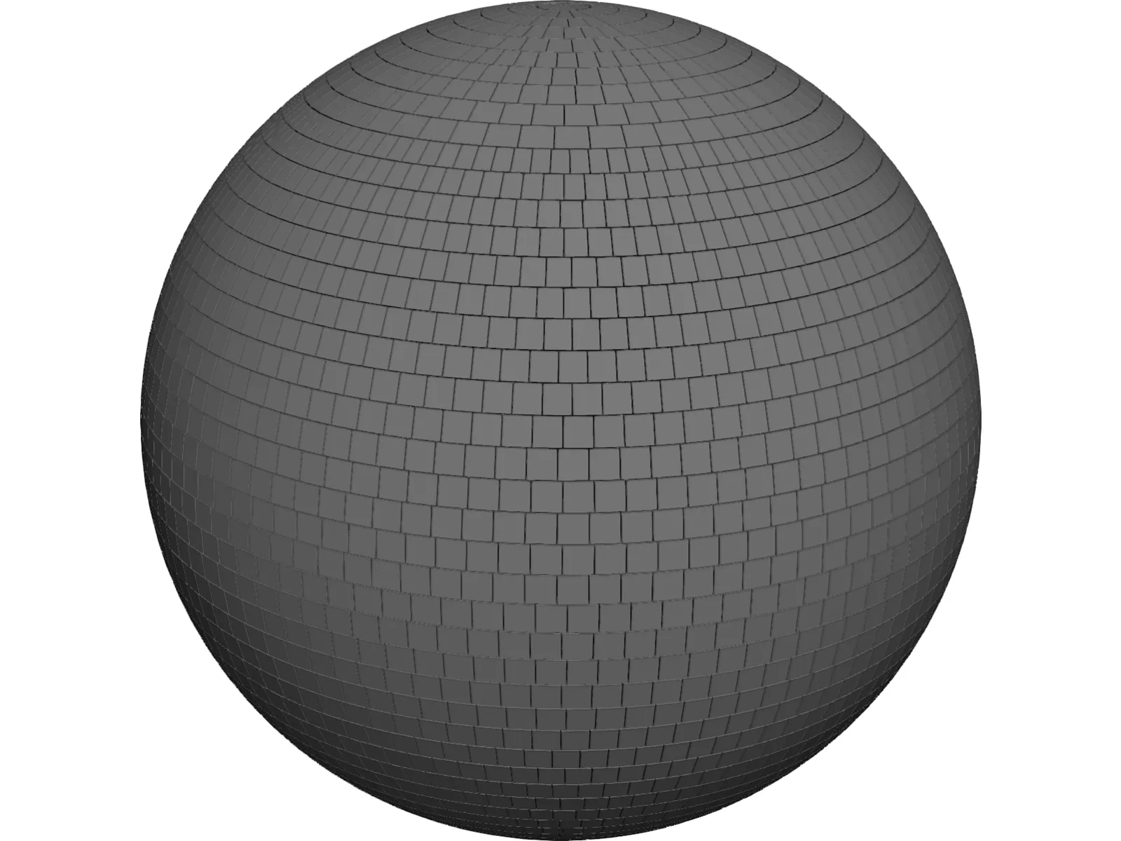 Mirror Ball 3D Model main preview
