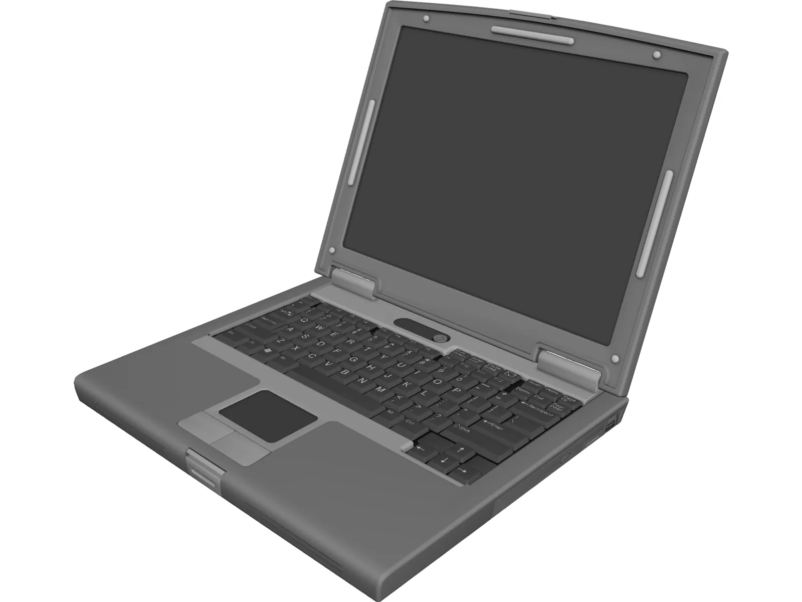 Notebook 3D Model main preview