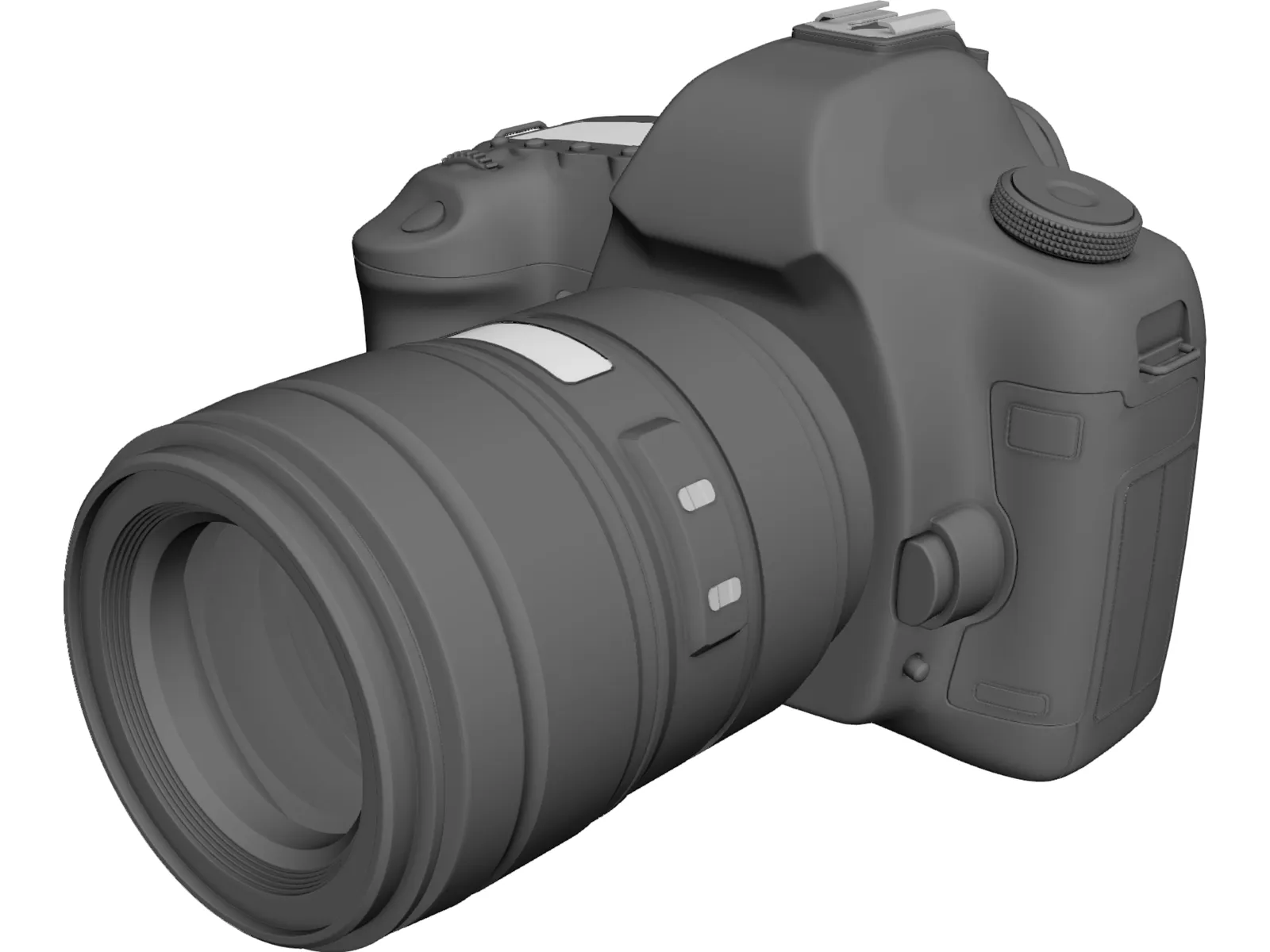 Canon EOS Photo Camera 3D Model main preview