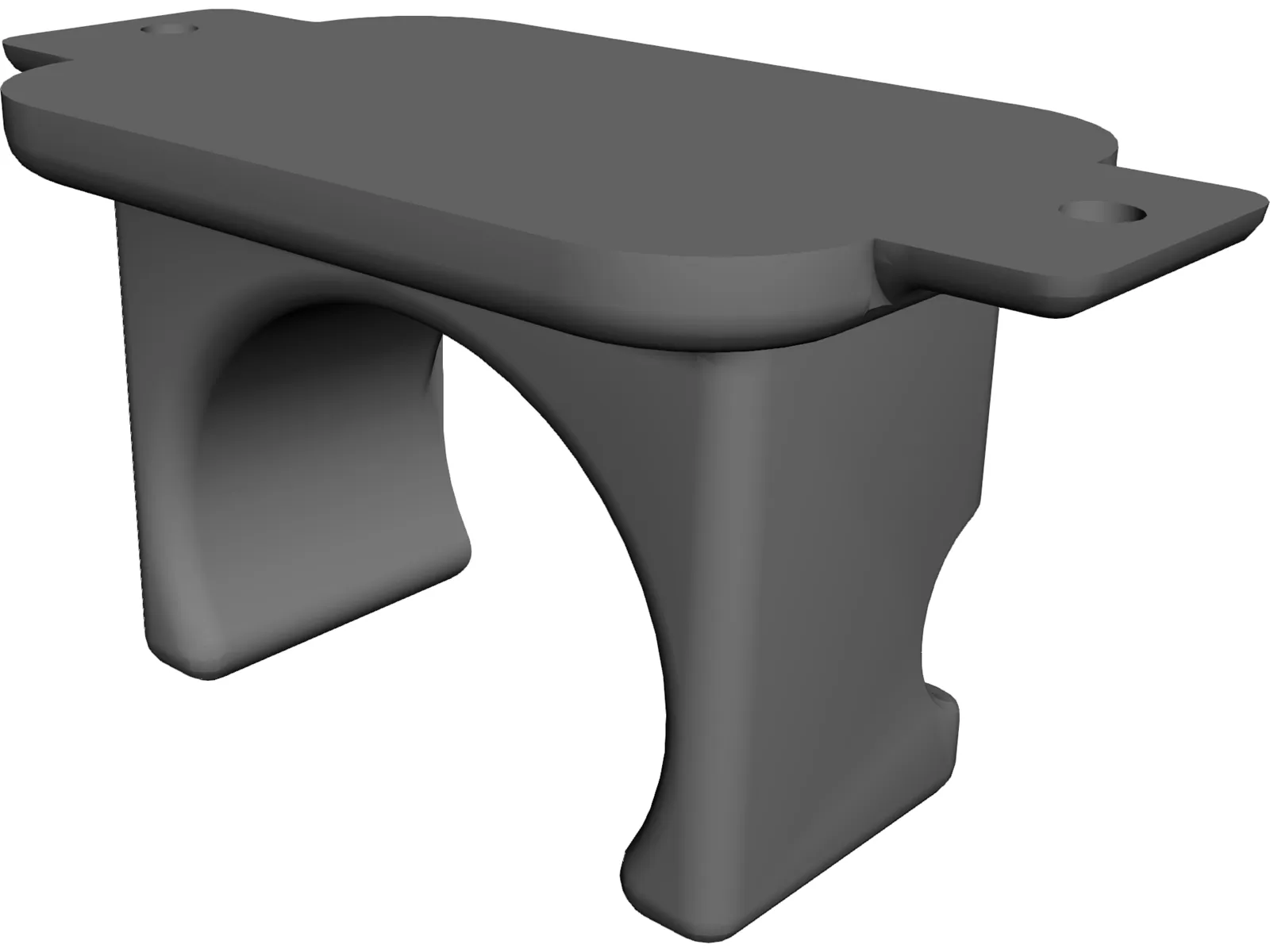 Guitar Hanger 3D Model main preview