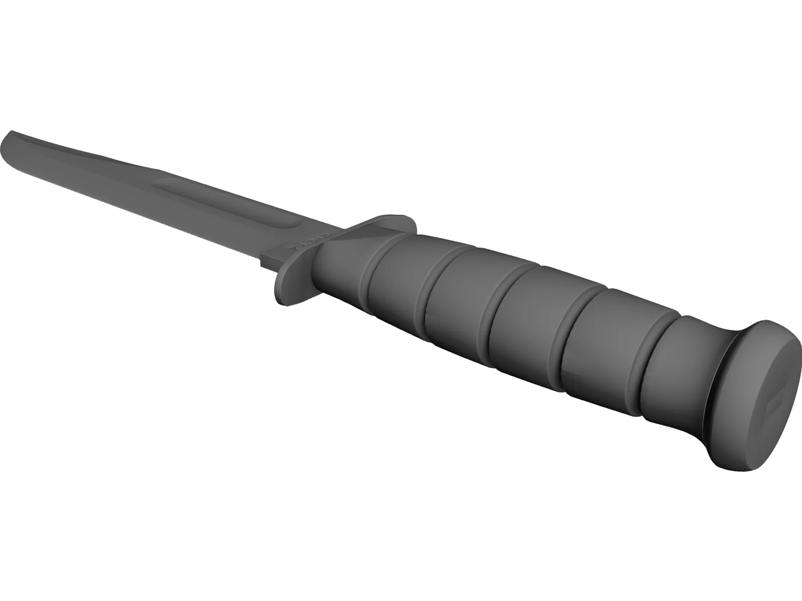 KA-BAR Knife 3D Model main preview