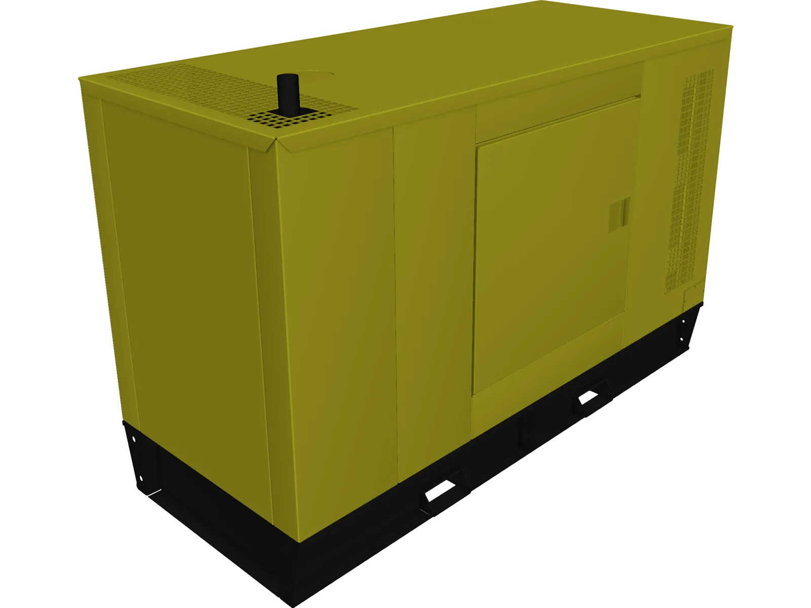 Diesel Generator Type A 3D Model main preview