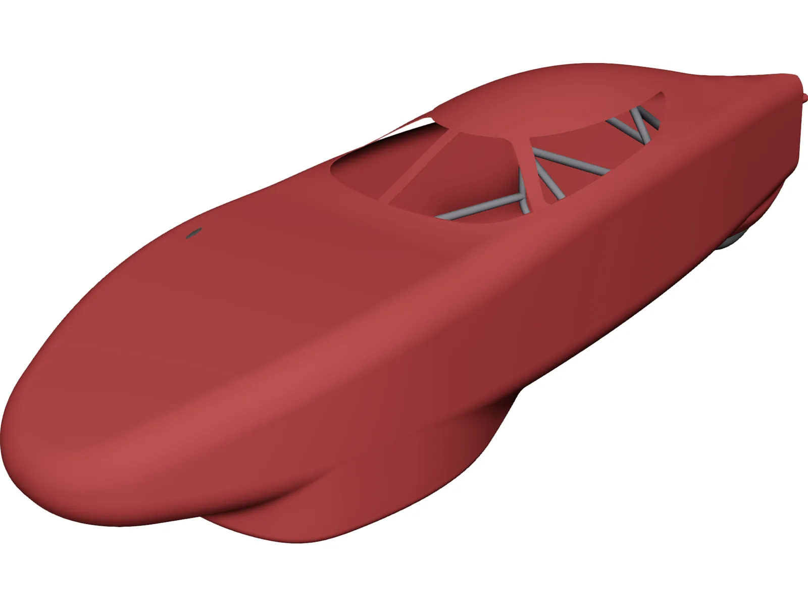 Supermileage Car SDSMT 3D Model main preview