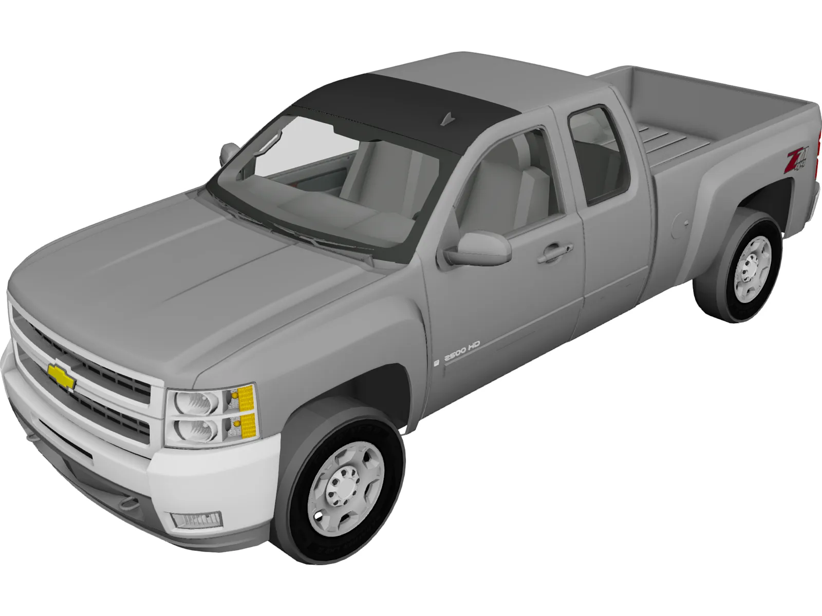 Chevrolet Silverado (2012) 3D Model main preview
