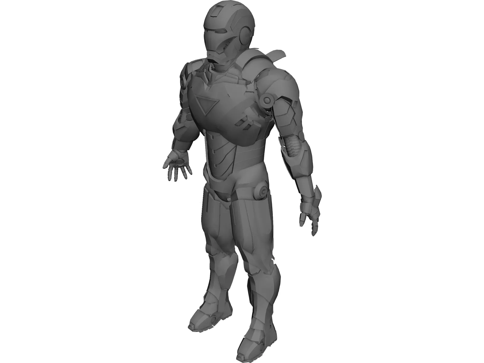 Iron Man MK VI 3D Model main preview