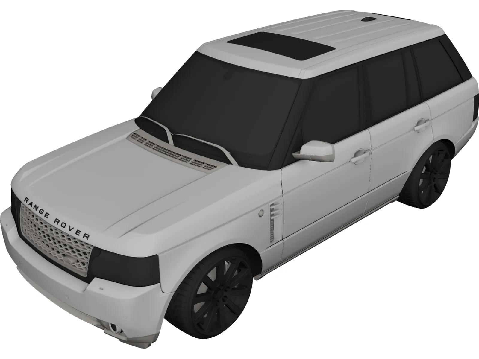 Range Rover Sport (2012) 3D Model main preview