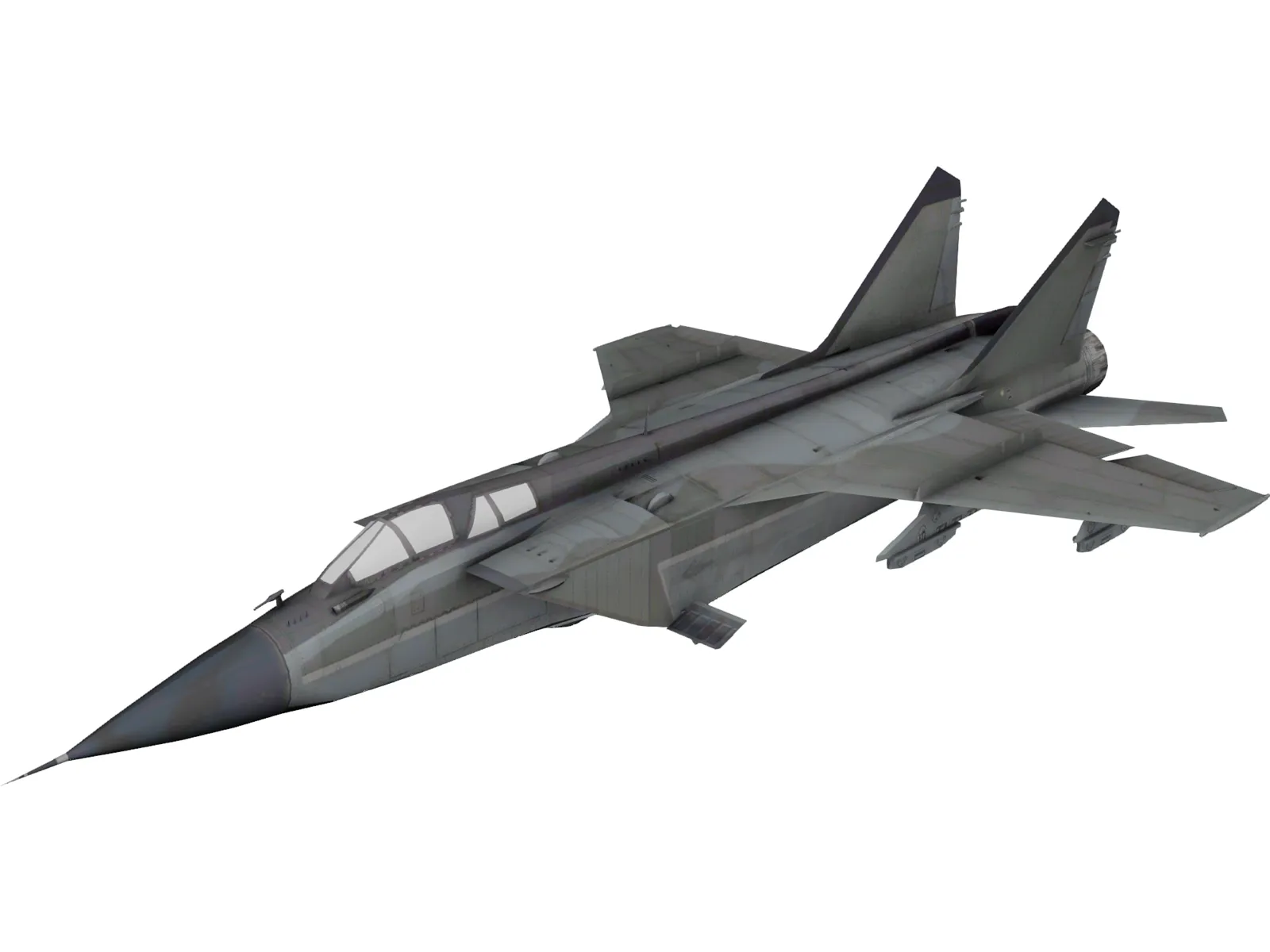 MiG-31 Foxhound 3D Model main preview