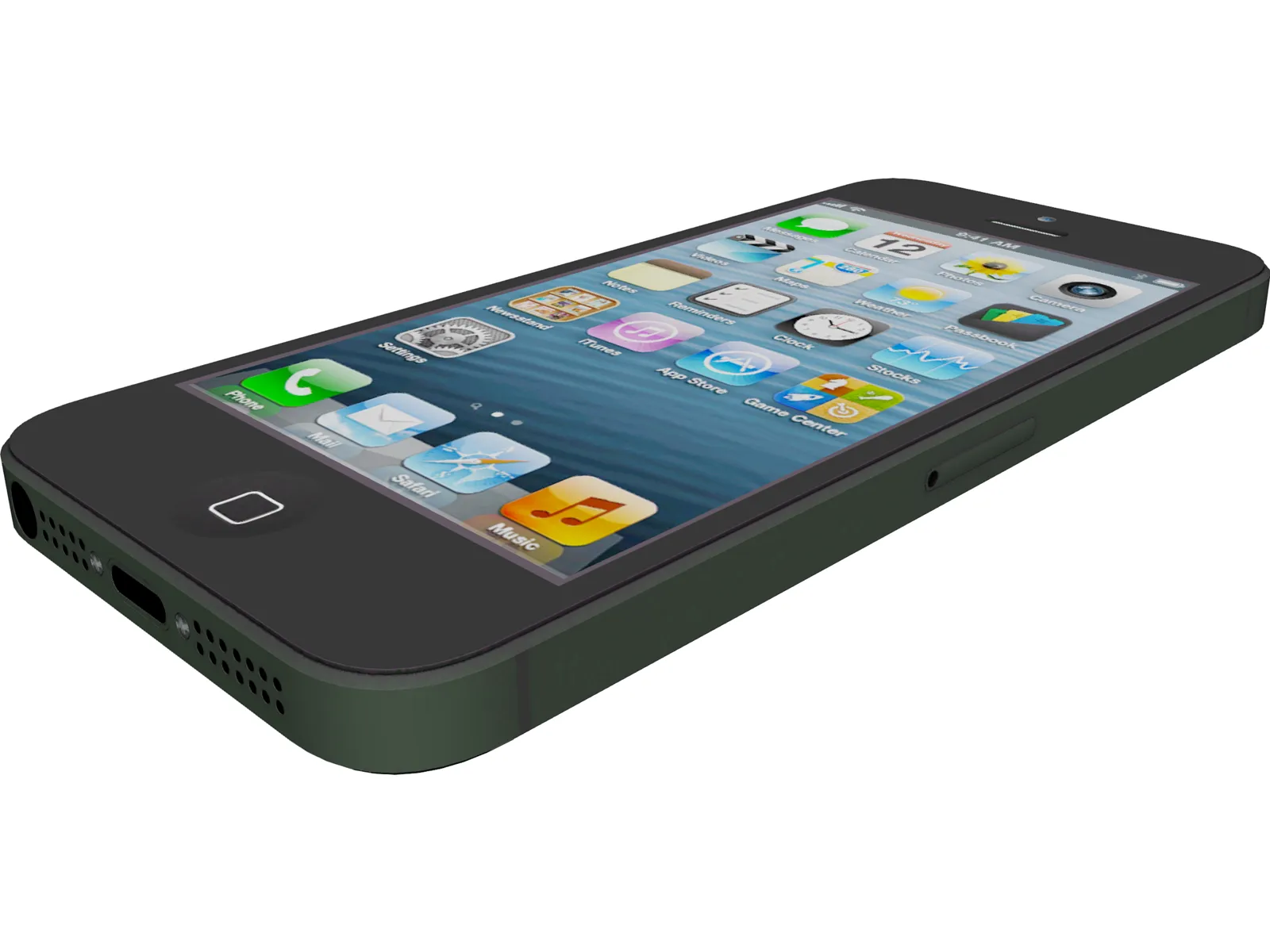 Apple iPhone 5 3D Model main preview