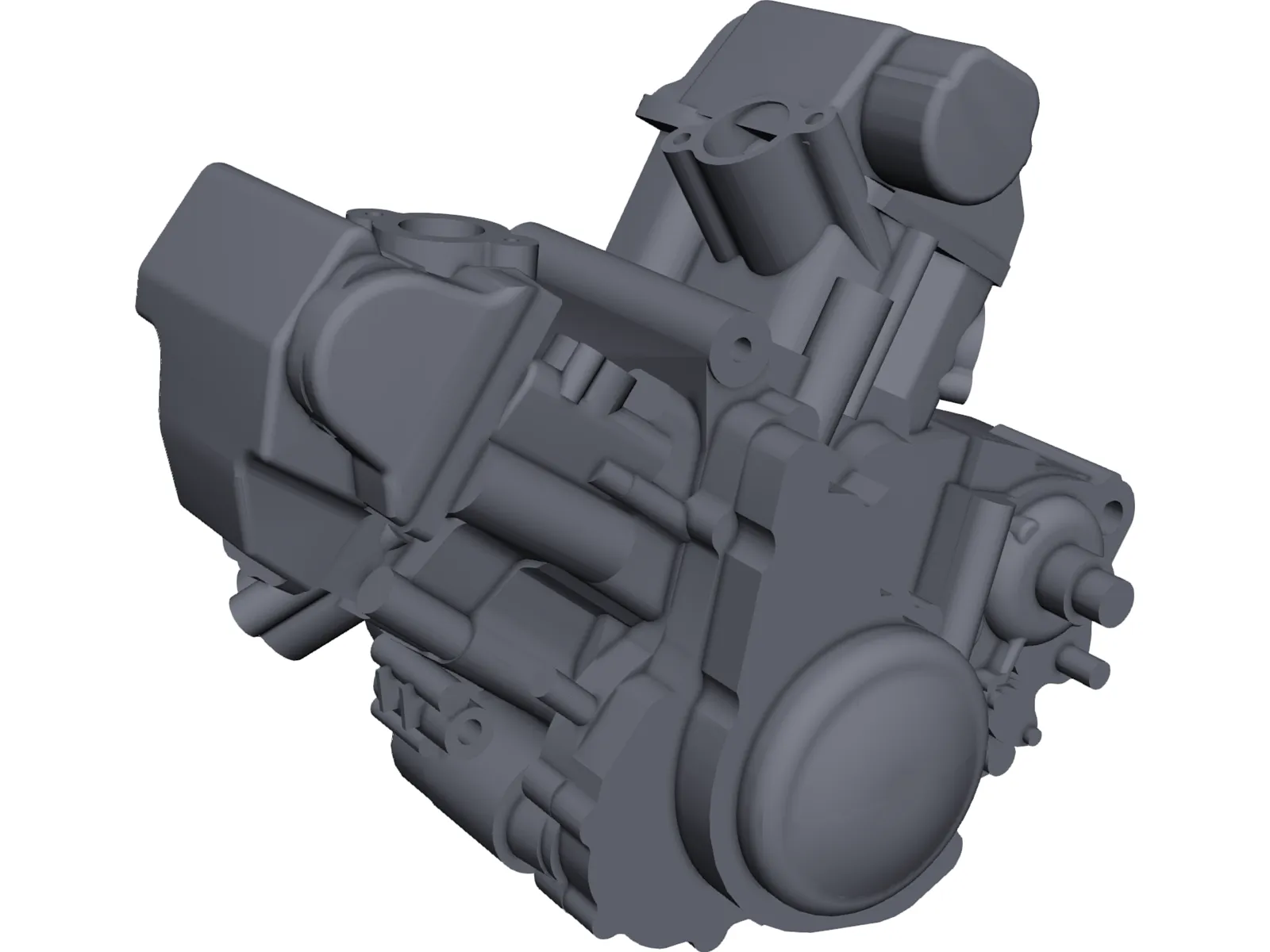 Aprilia SXV 550 Engine 3D Model main preview