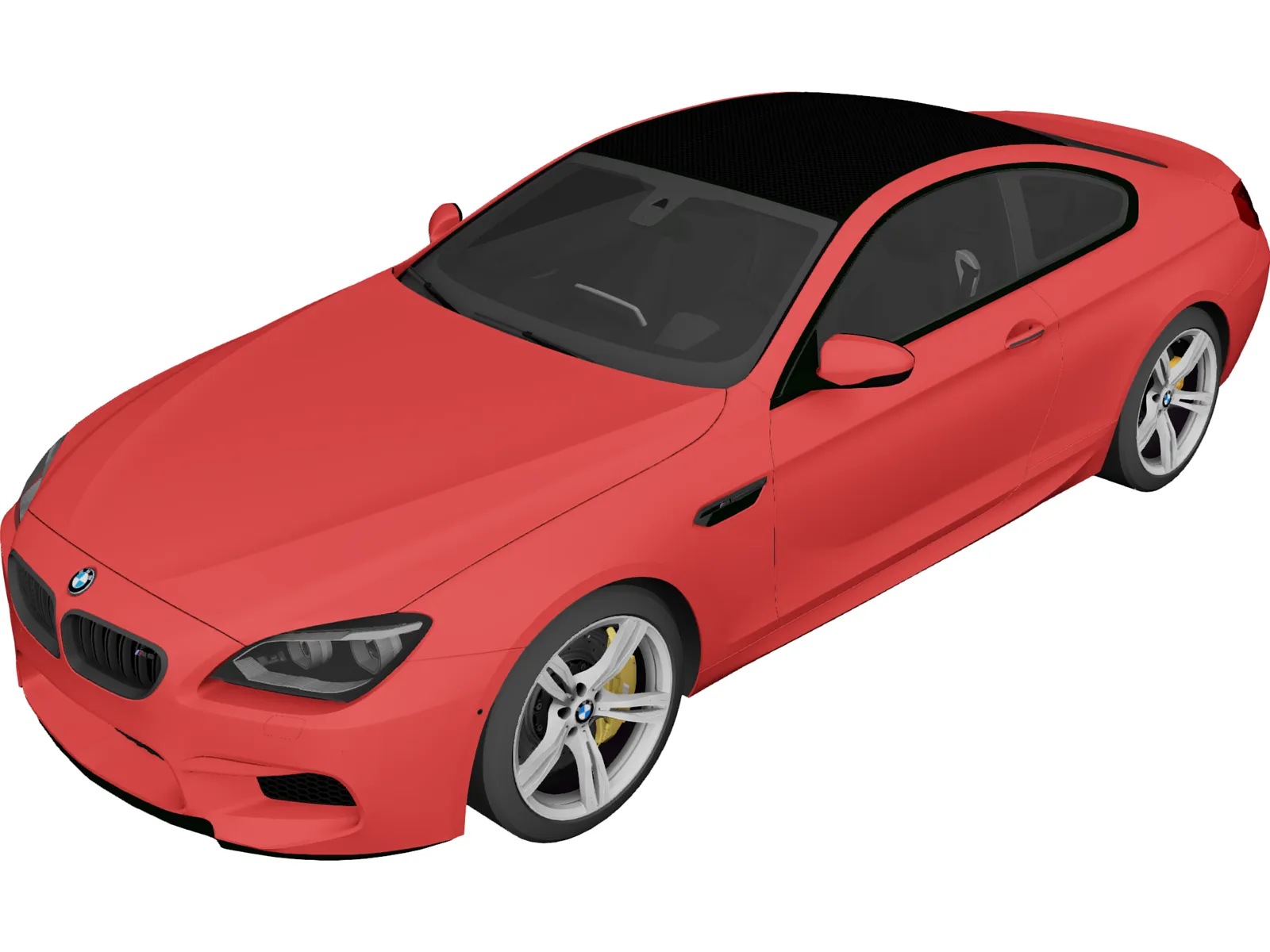 BMW M6 Coupe [F13] (2013) 3D Model main preview